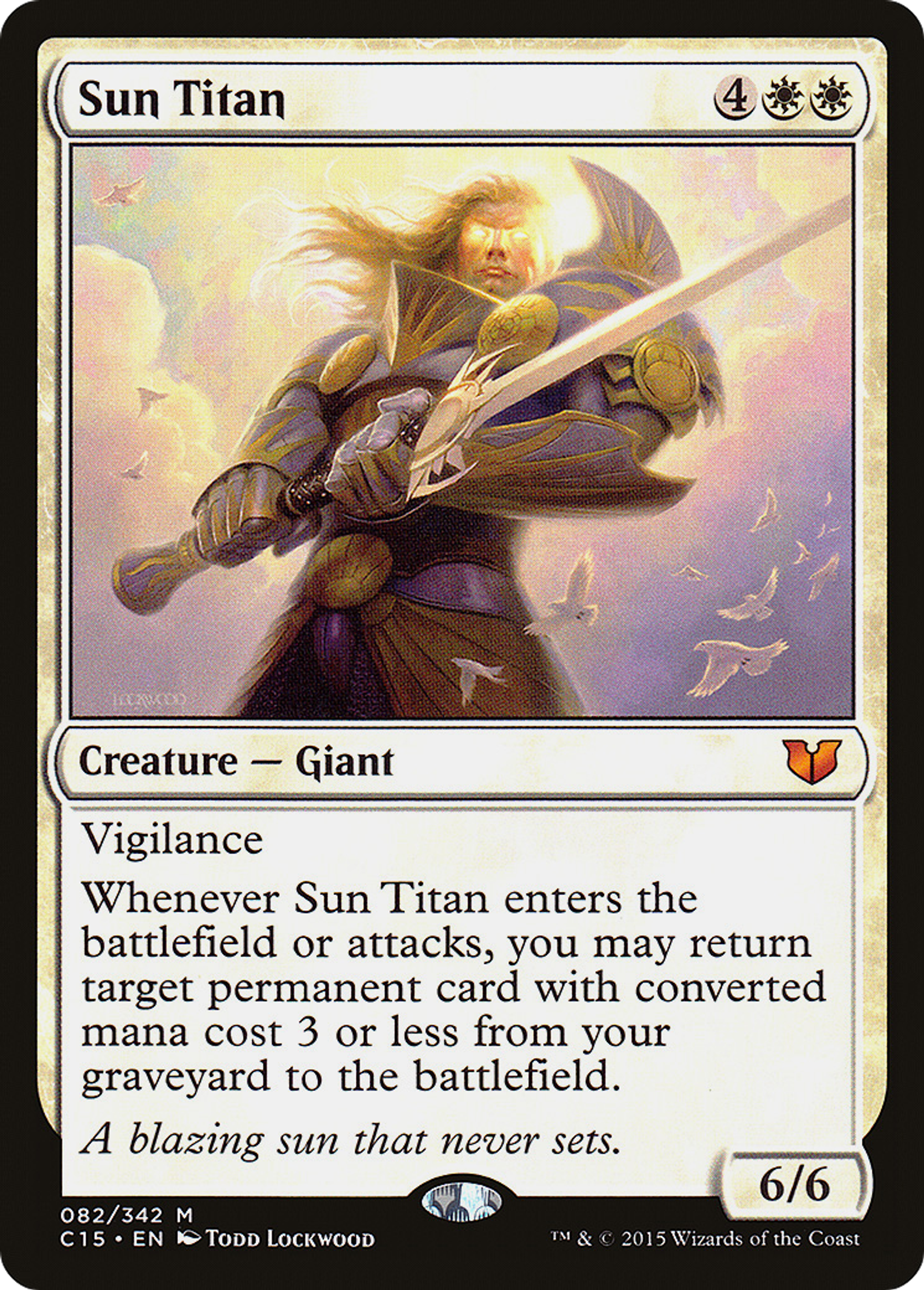 Sun Titan — Commander 2015 — Magic: The Gathering