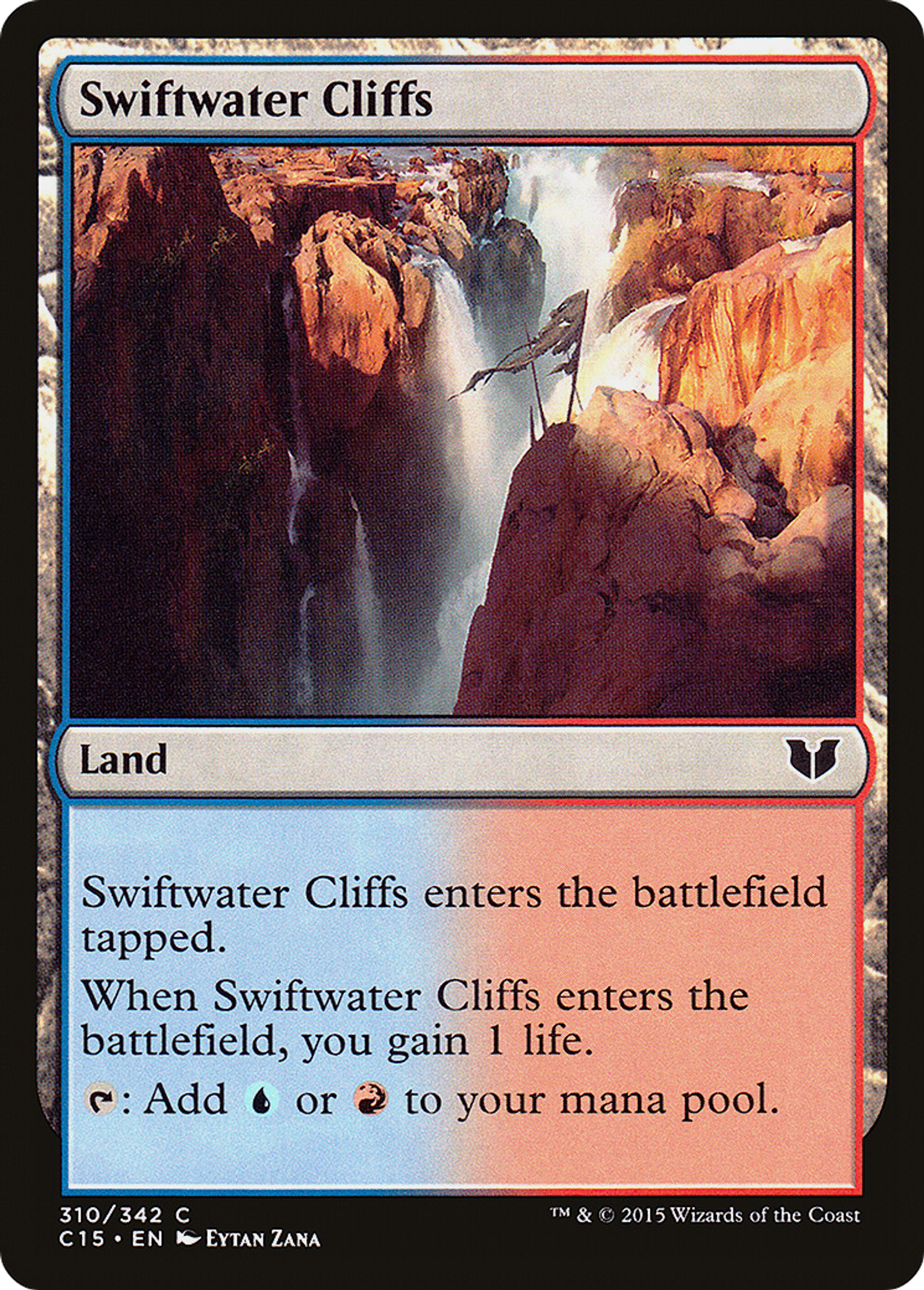 Swiftwater Cliffs — Commander 2015 — Magic: The Gathering