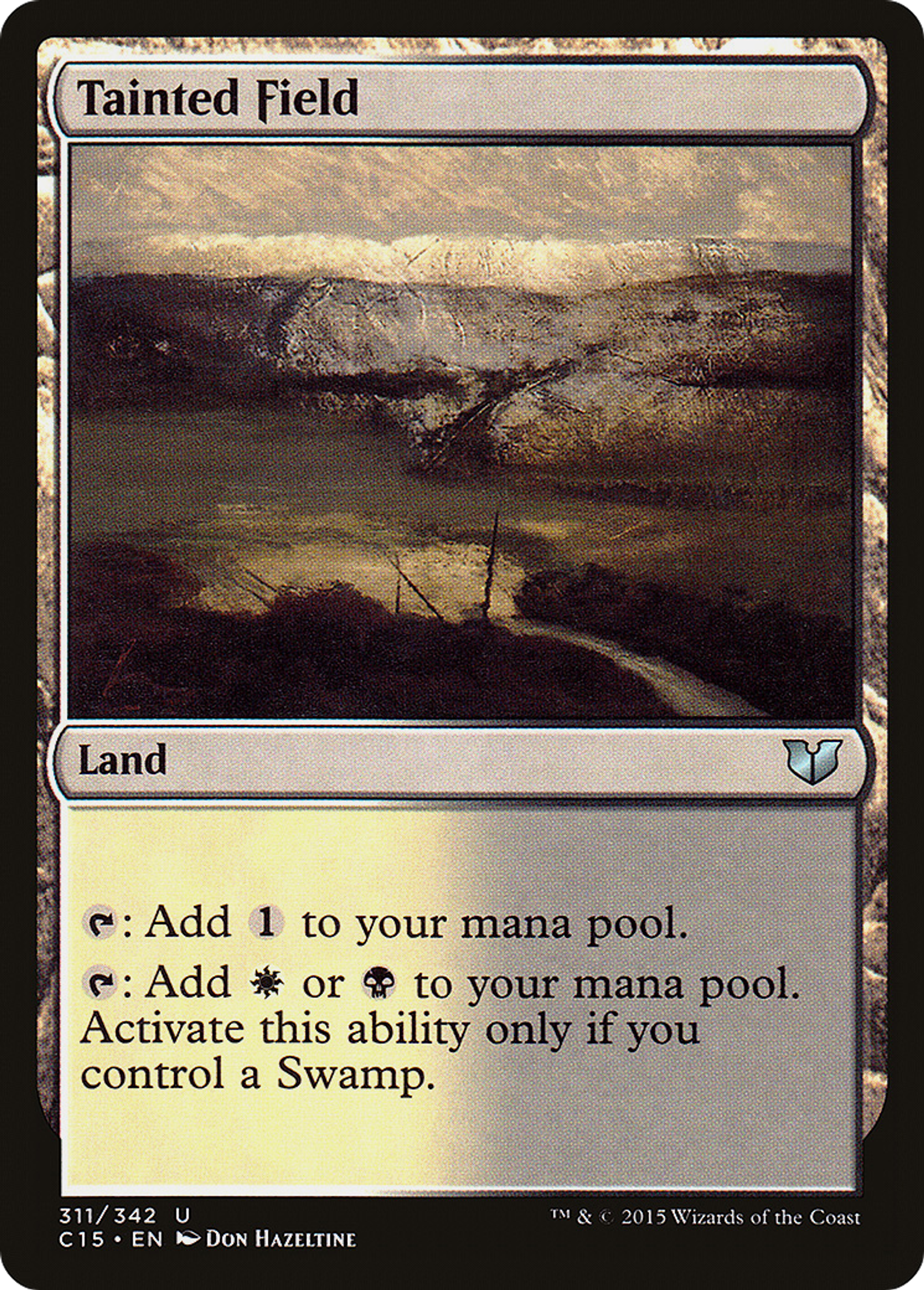 Tainted Field — Commander 2015 — Magic: The Gathering
