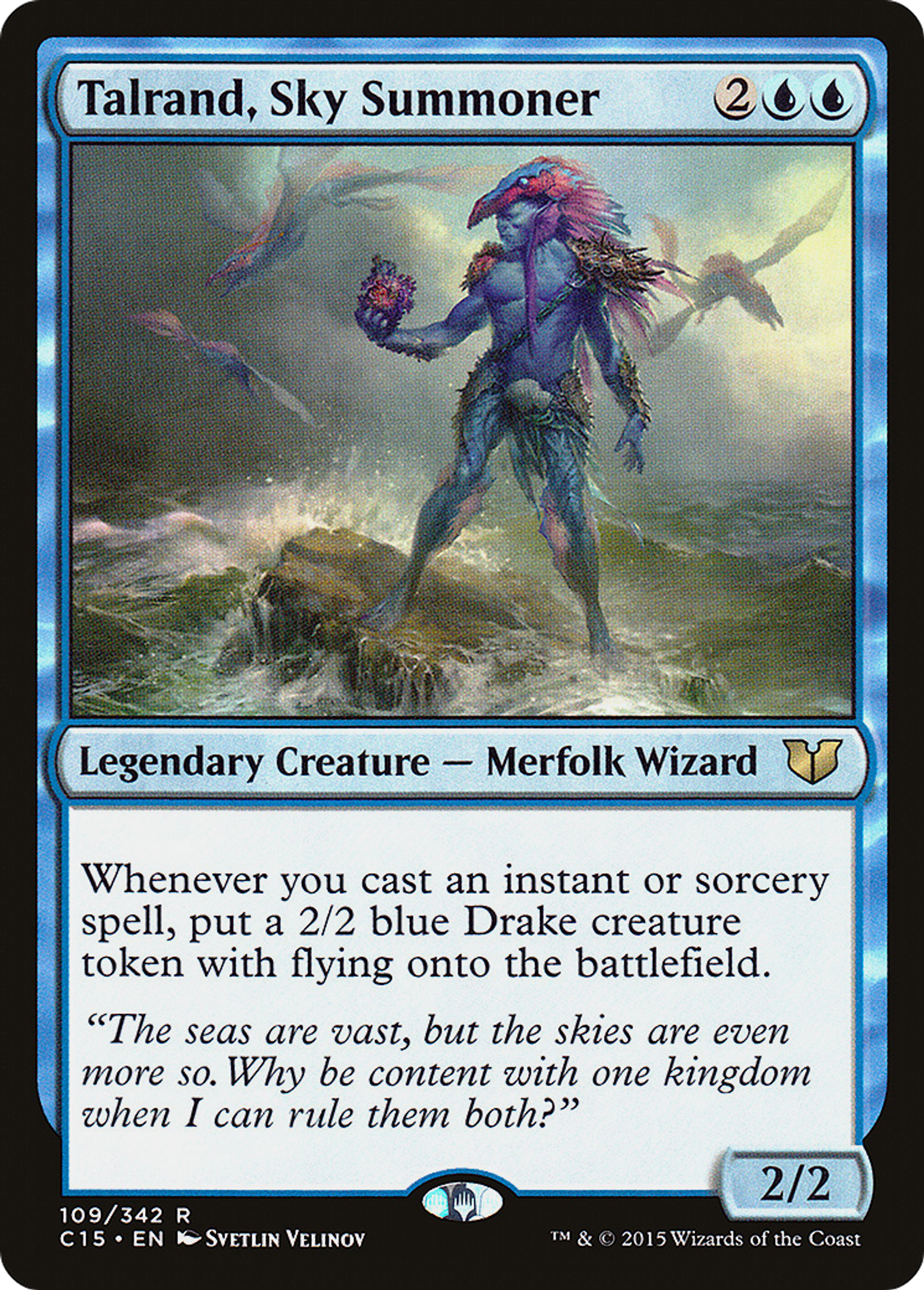 Talrand, Sky Summoner — Commander 2015 — Magic: The Gathering