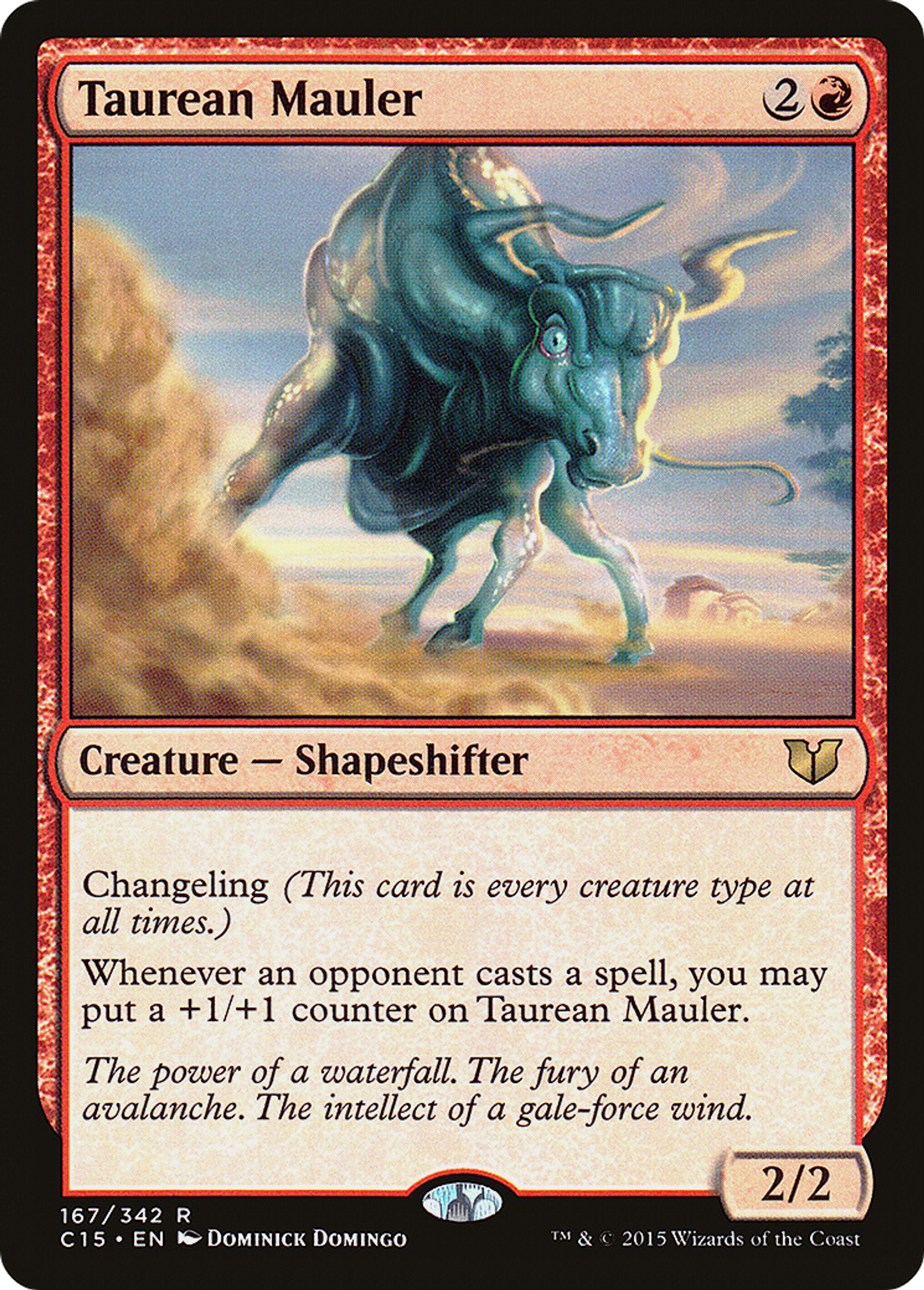 Taurean Mauler — Commander 2015 — Magic: The Gathering