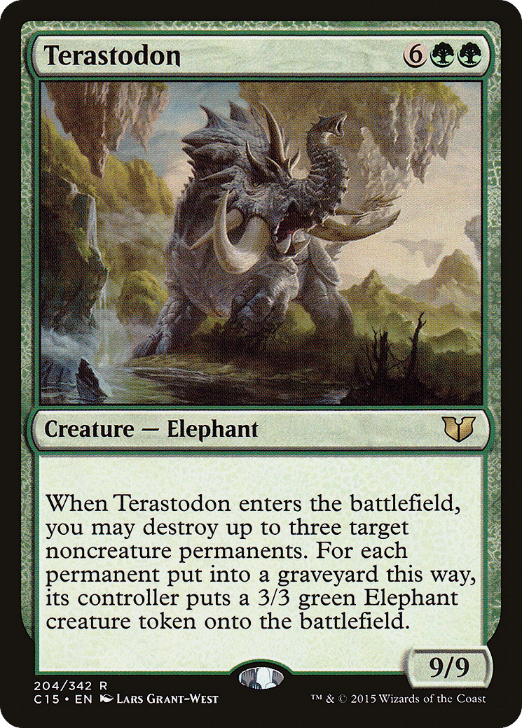 Terastodon — Commander 2015 — Magic: The Gathering