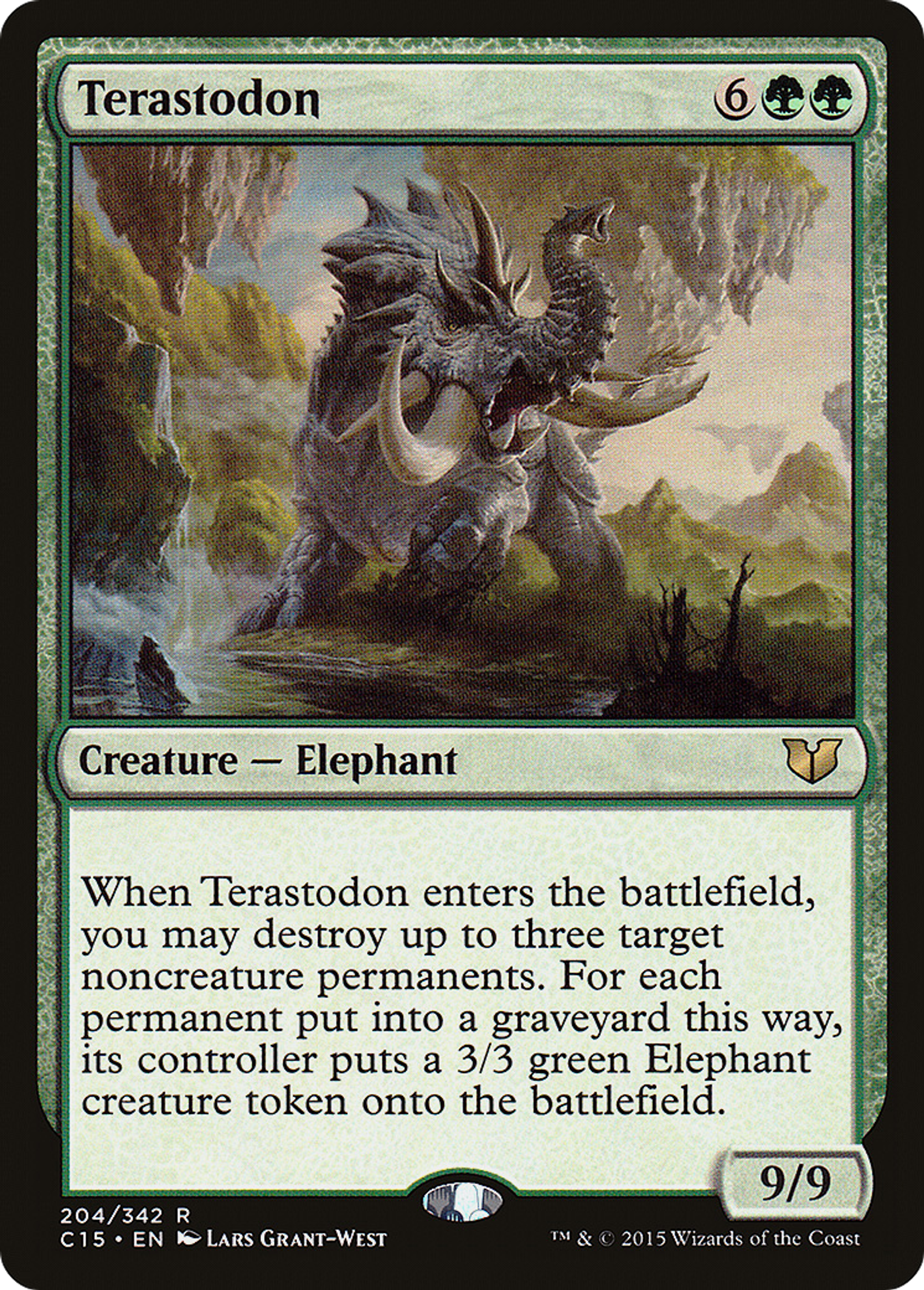 Terastodon — Commander 2015 — Magic: The Gathering