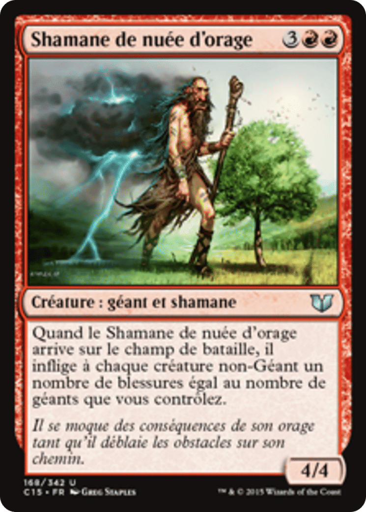 Shamane de nuée d'orage — Commander 2015 — Magic: The Gathering