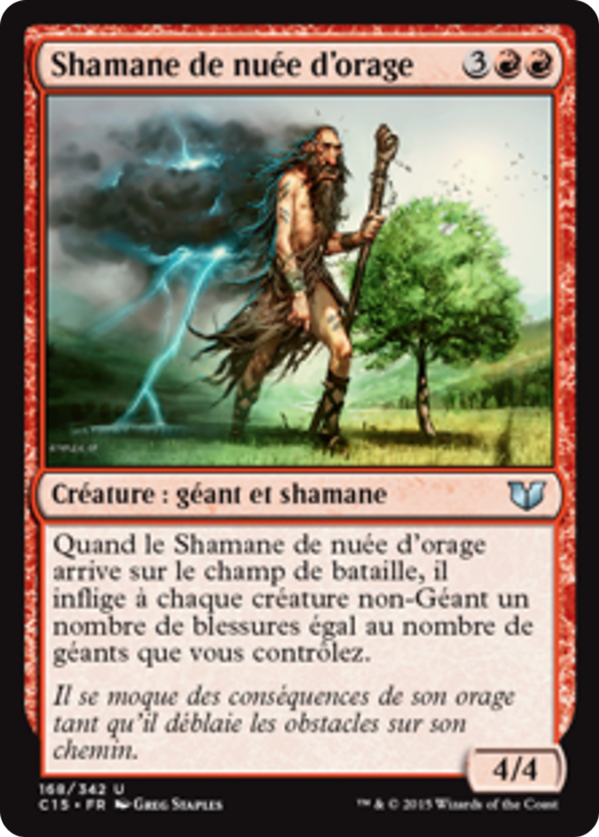 Shamane de nuée d'orage — Commander 2015 — Magic: The Gathering