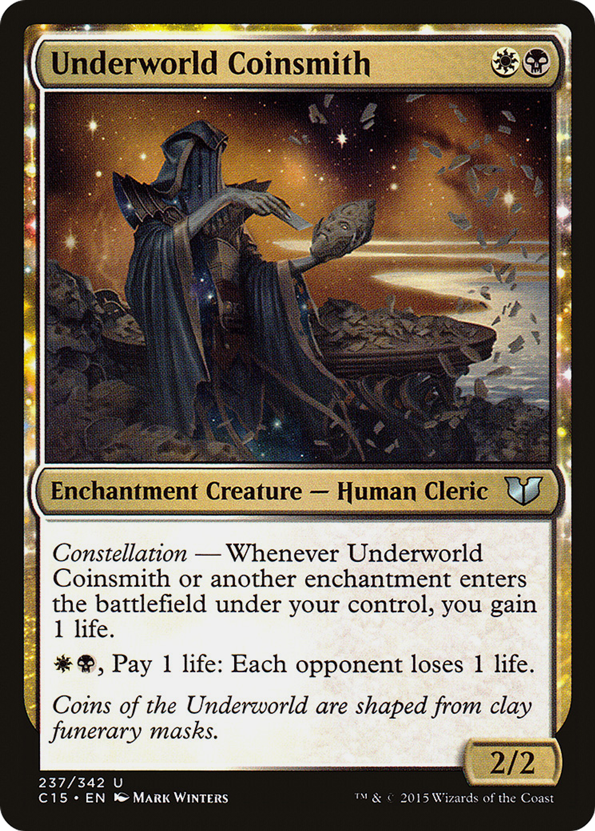 Underworld Coinsmith — Commander 2015 — Magic: The Gathering