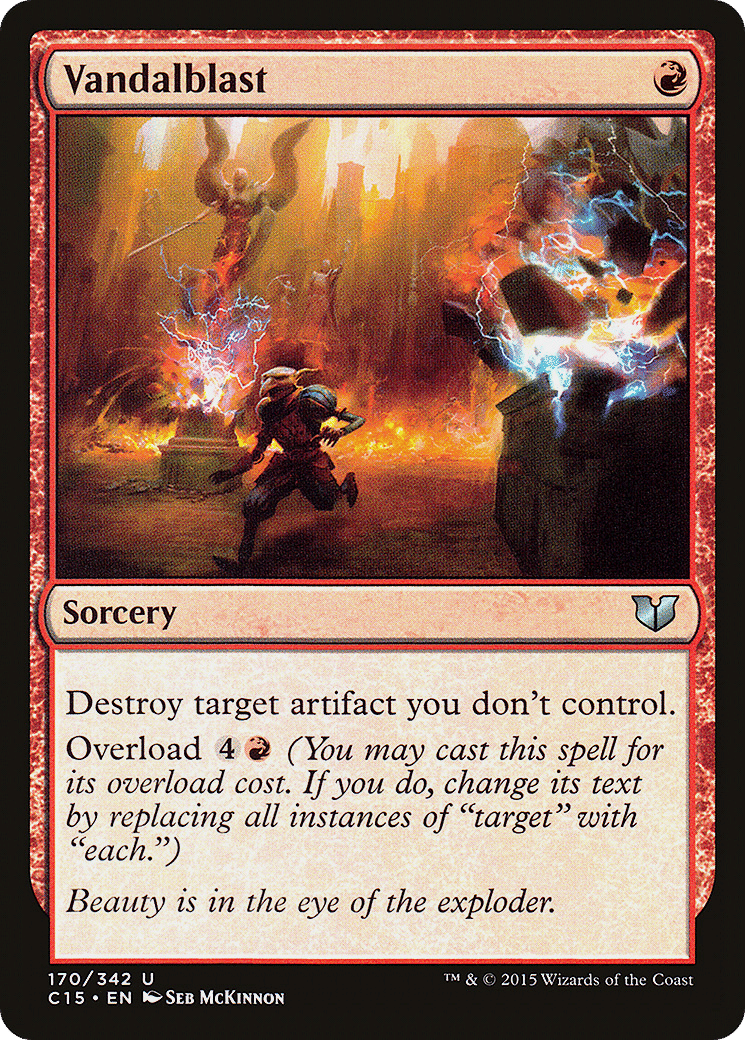 Vandalblast — Commander 2015 — Magic: The Gathering