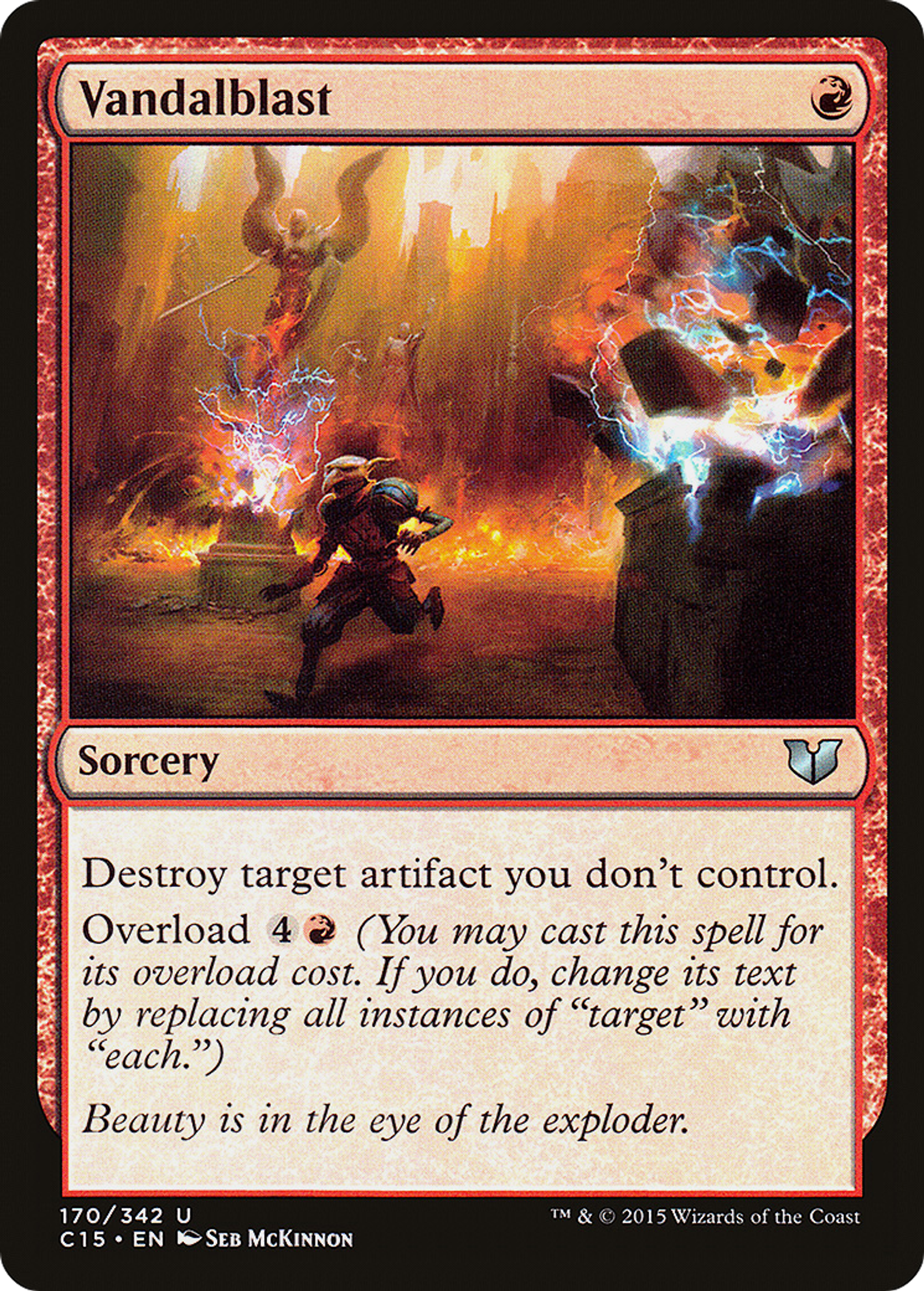 Vandalblast — Commander 2015 — Magic: The Gathering