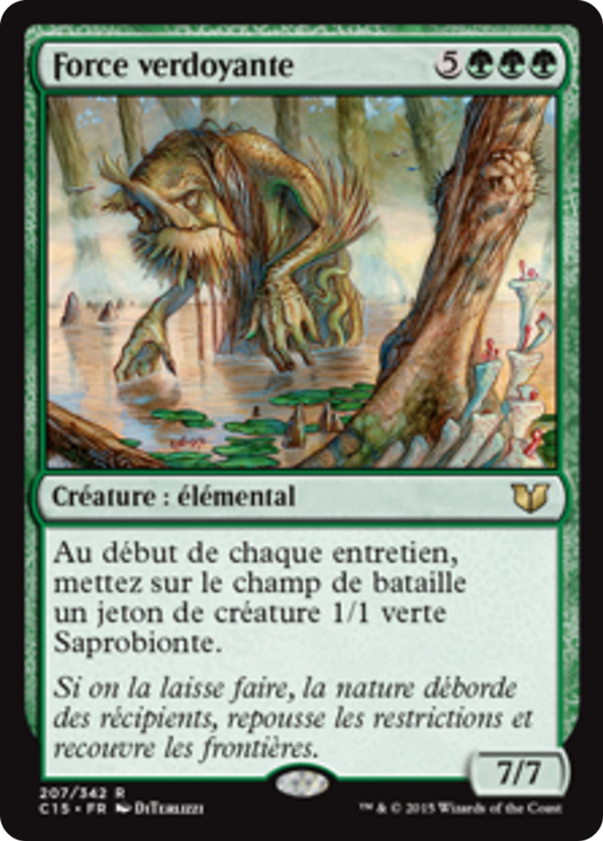 Force verdoyante — Commander 2015 — Magic: The Gathering