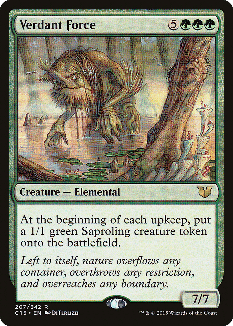 Verdant Force — Commander 2015 — Magic: The Gathering