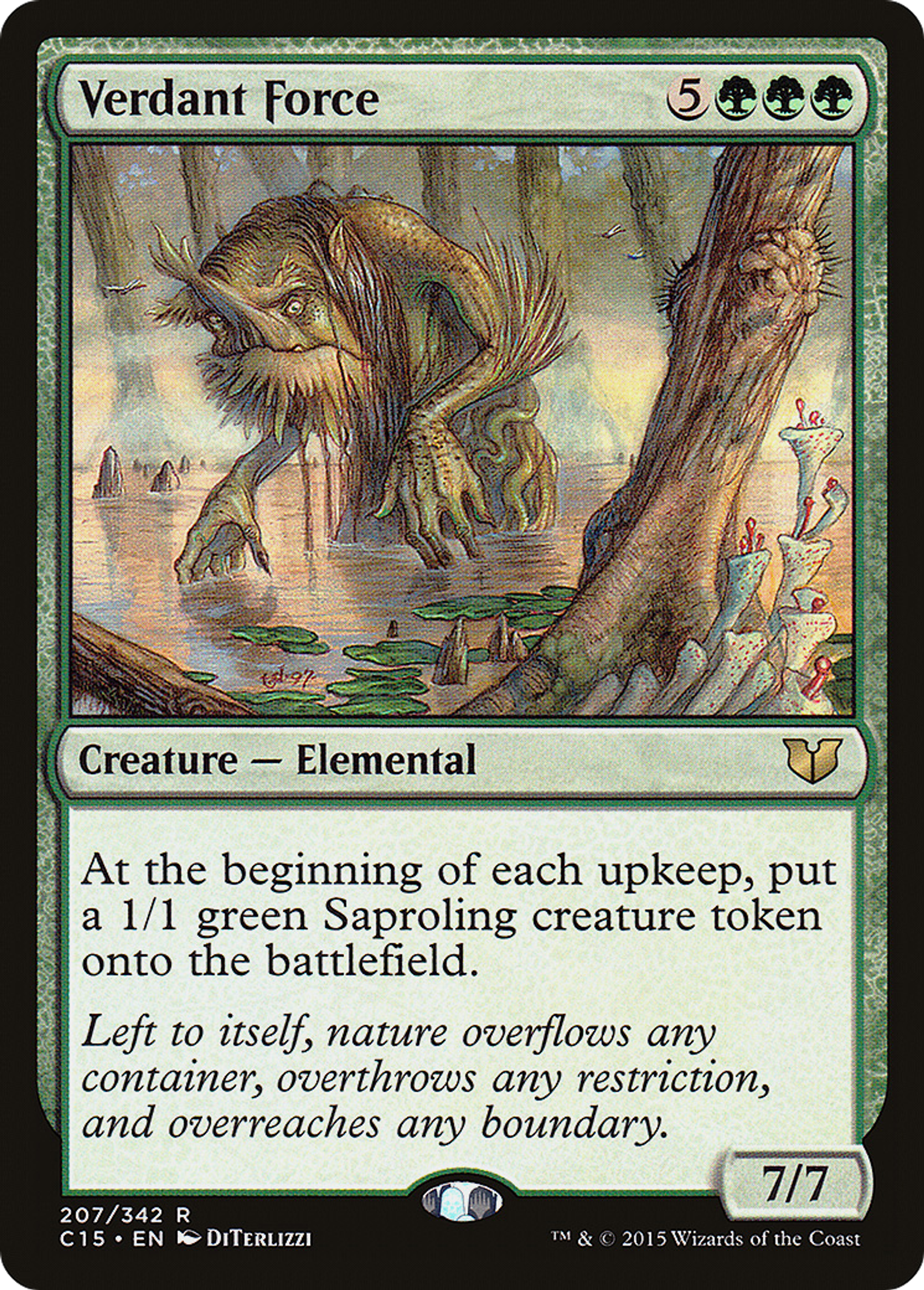 Verdant Force — Commander 2015 — Magic: The Gathering