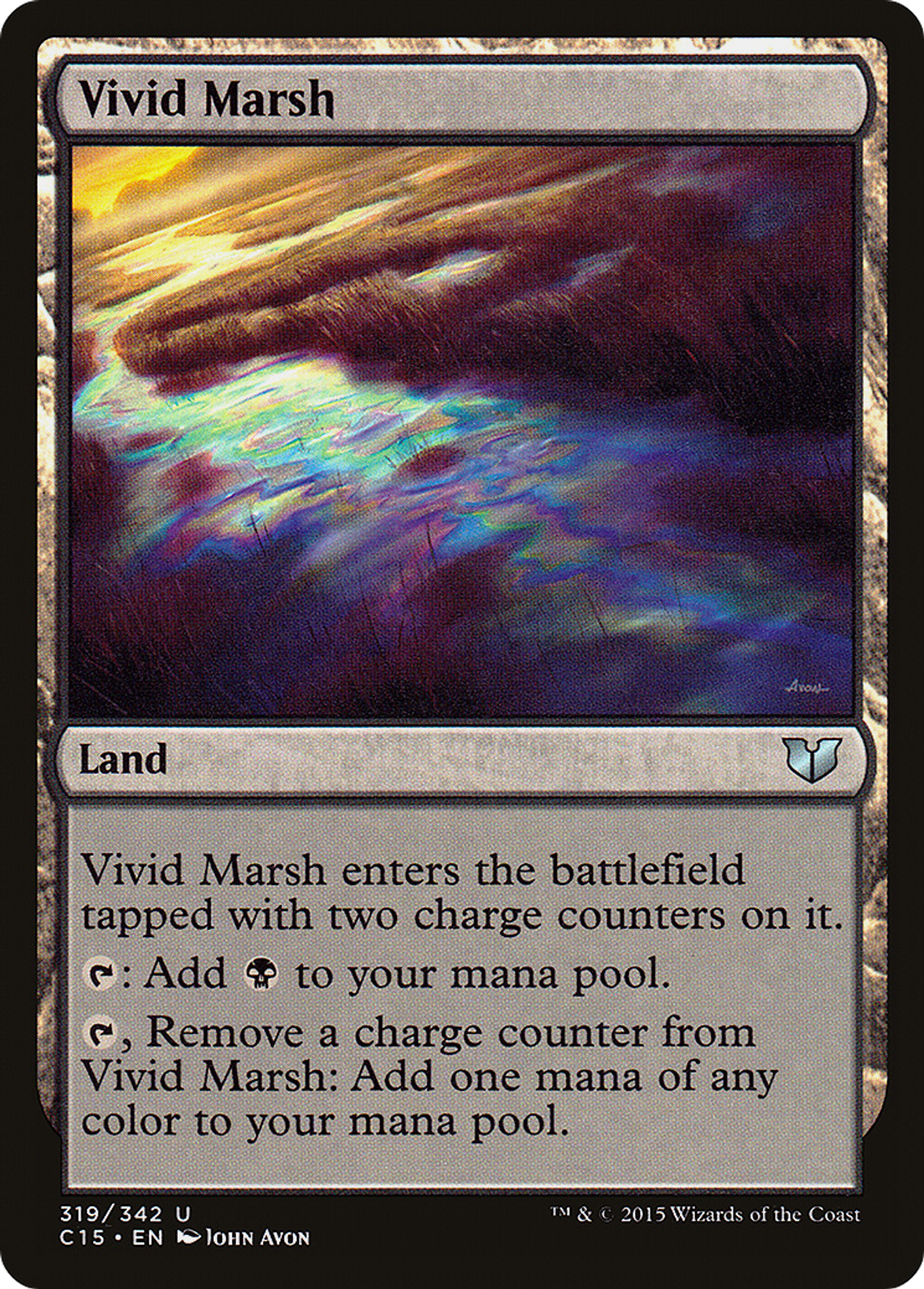Vivid Marsh — Commander 2015 — Magic: The Gathering