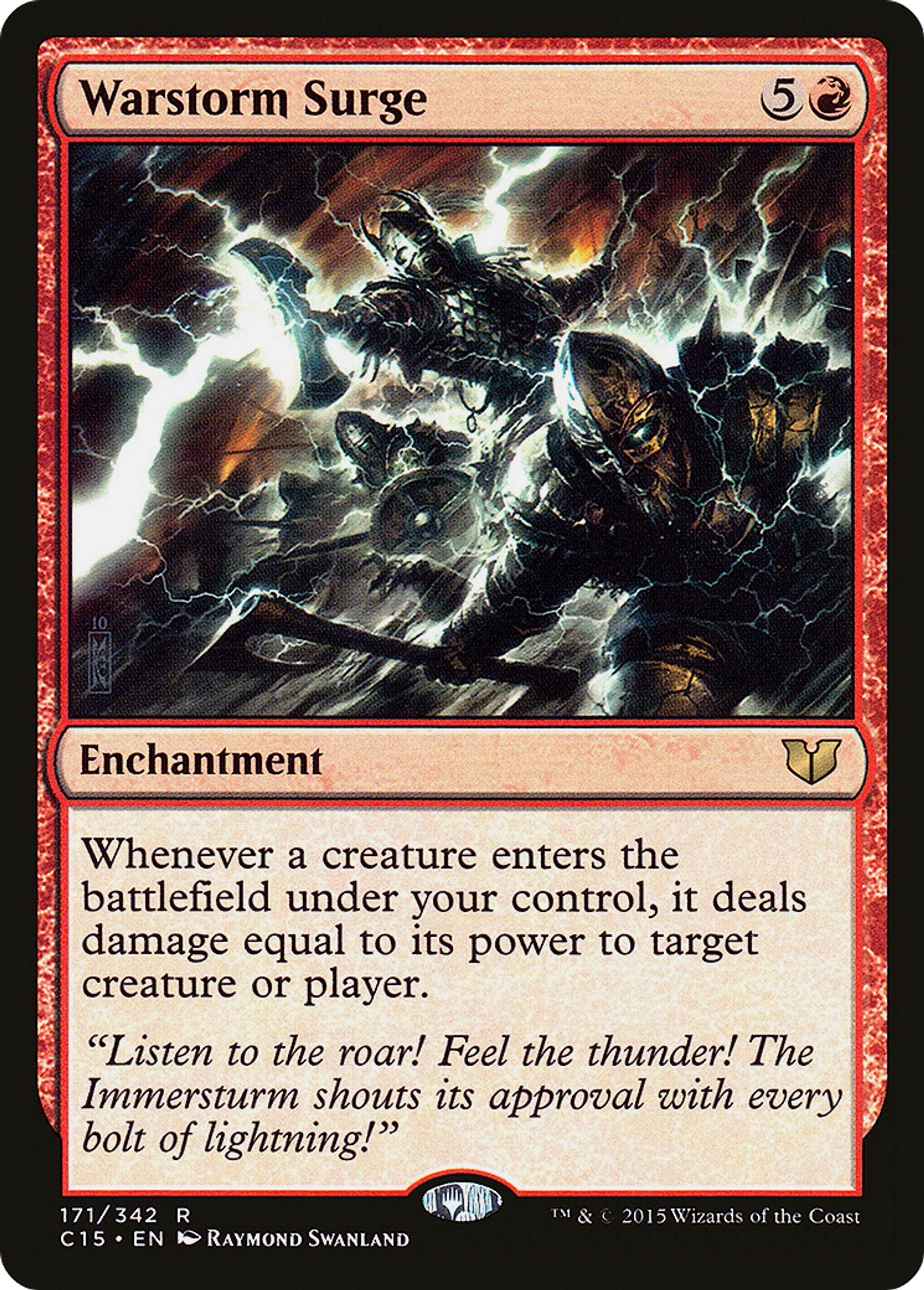 Warstorm Surge — Commander 2015 — Magic: The Gathering