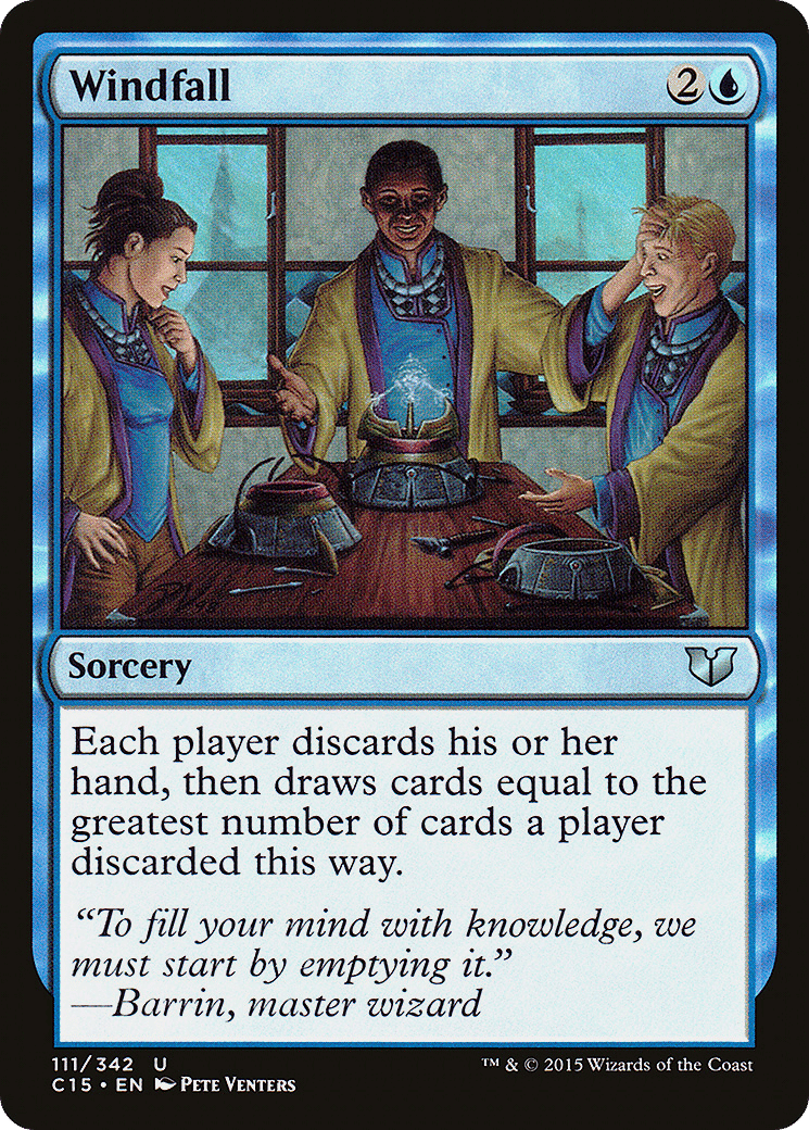 Windfall — Commander 2015 — Magic: The Gathering