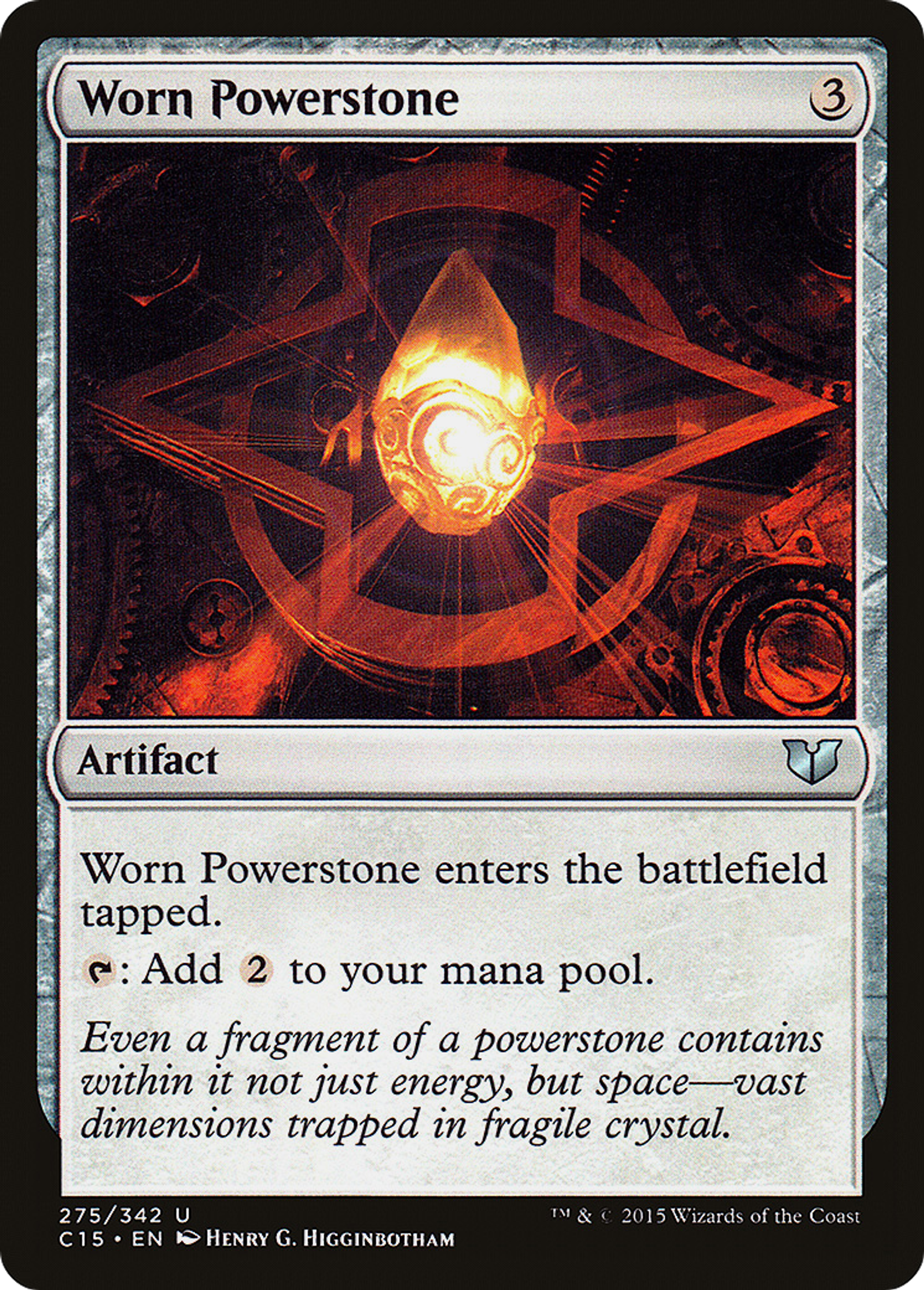 Worn Powerstone — Commander 2015 — Magic: The Gathering