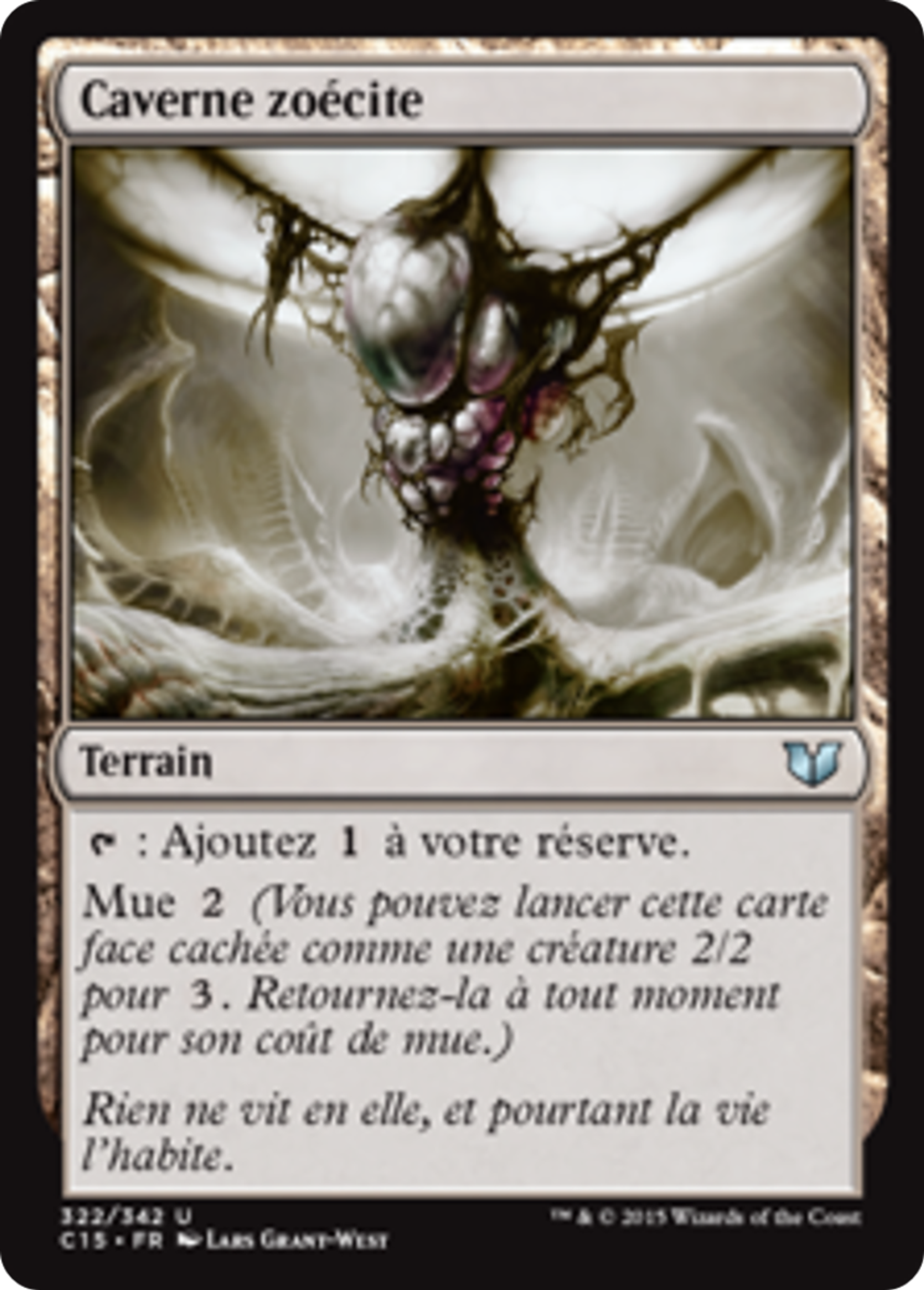 Caverne zoécite — Commander 2015 — Magic: The Gathering