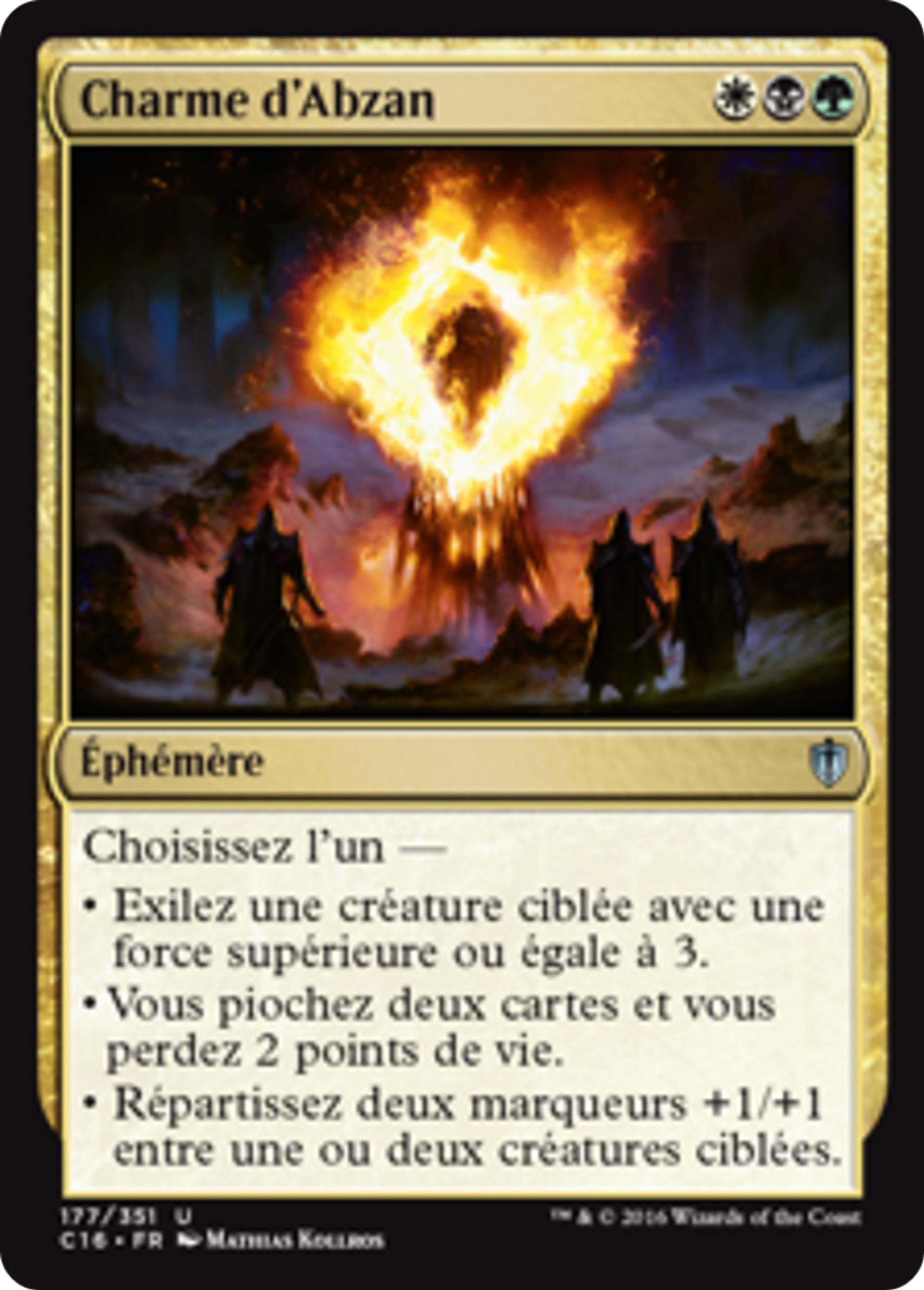 Charme d'Abzan — Commander 2016 — Magic: The Gathering