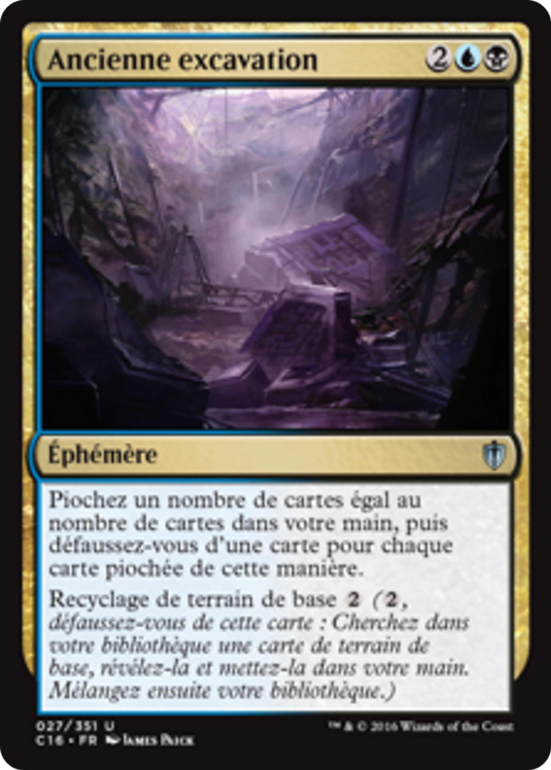 Ancienne excavation — Commander 2016 — Magic: The Gathering