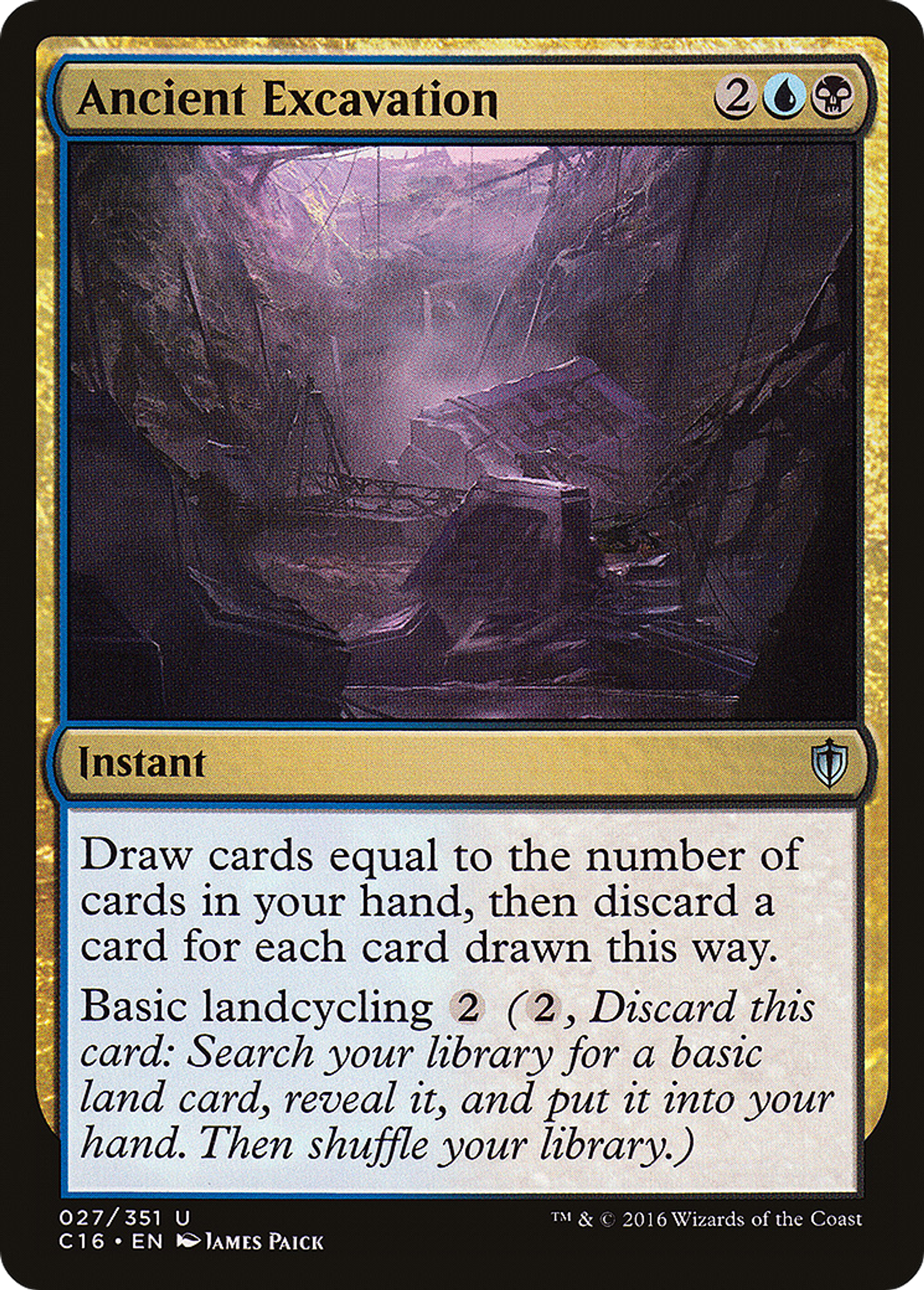 Ancient Excavation — Commander 2016 — Magic: The Gathering