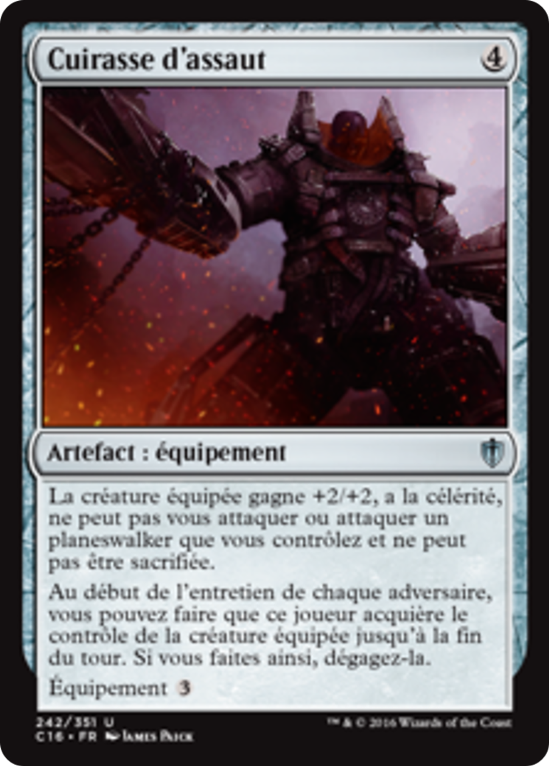 Cuirasse d'assaut — Commander 2016 — Magic: The Gathering