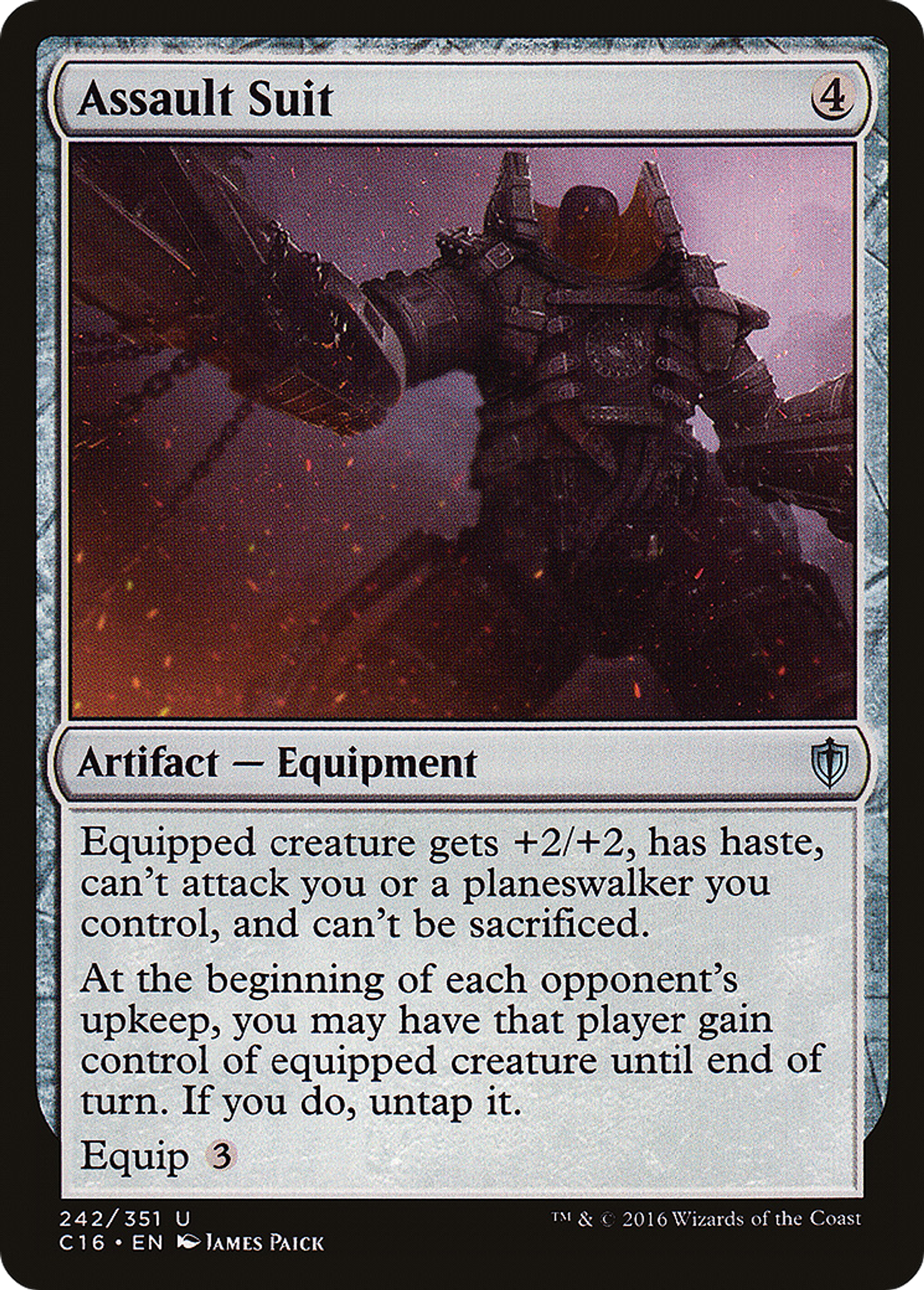 Assault Suit — Commander 2016 — Magic: The Gathering