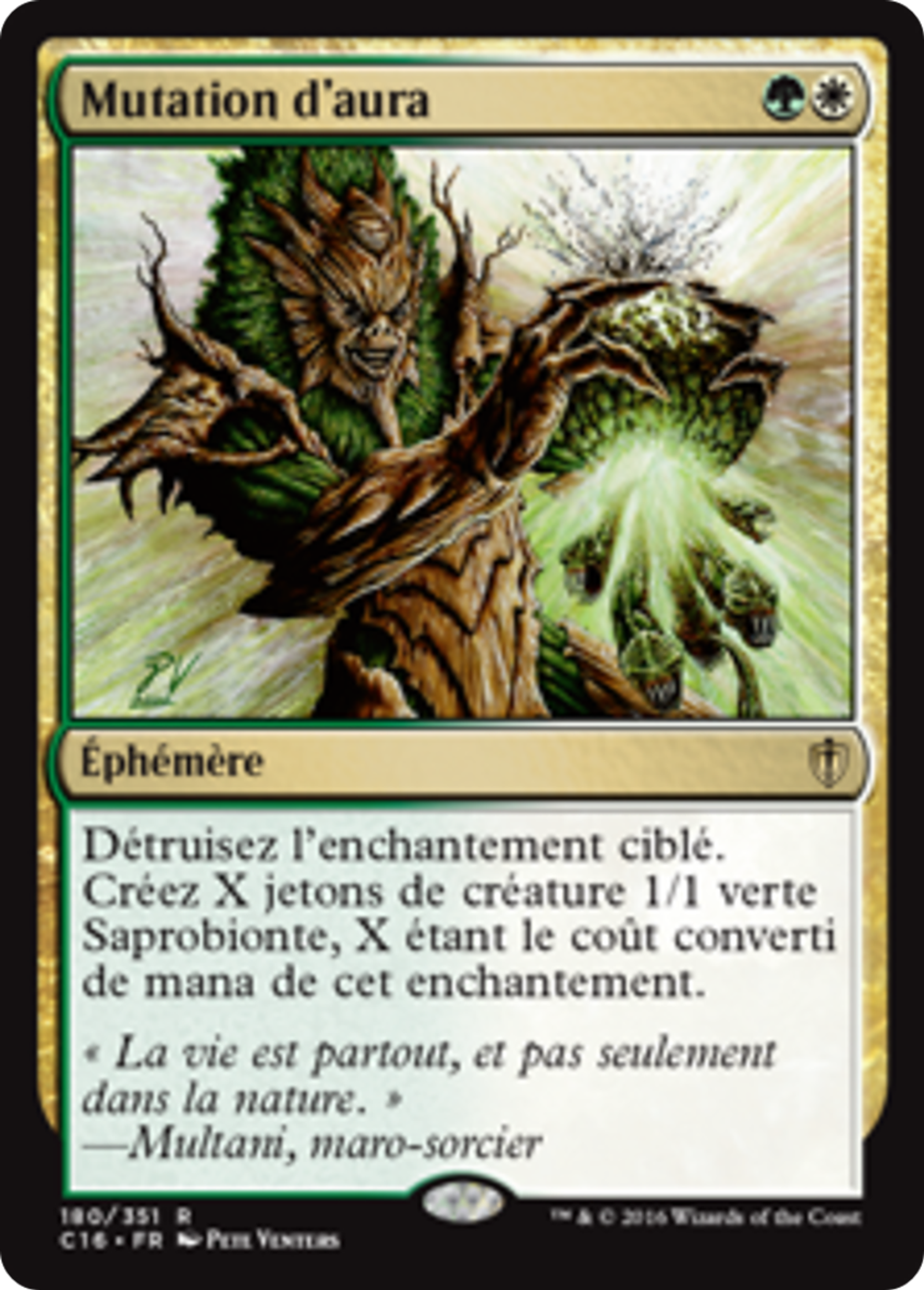Mutation d'aura — Commander 2016 — Magic: The Gathering