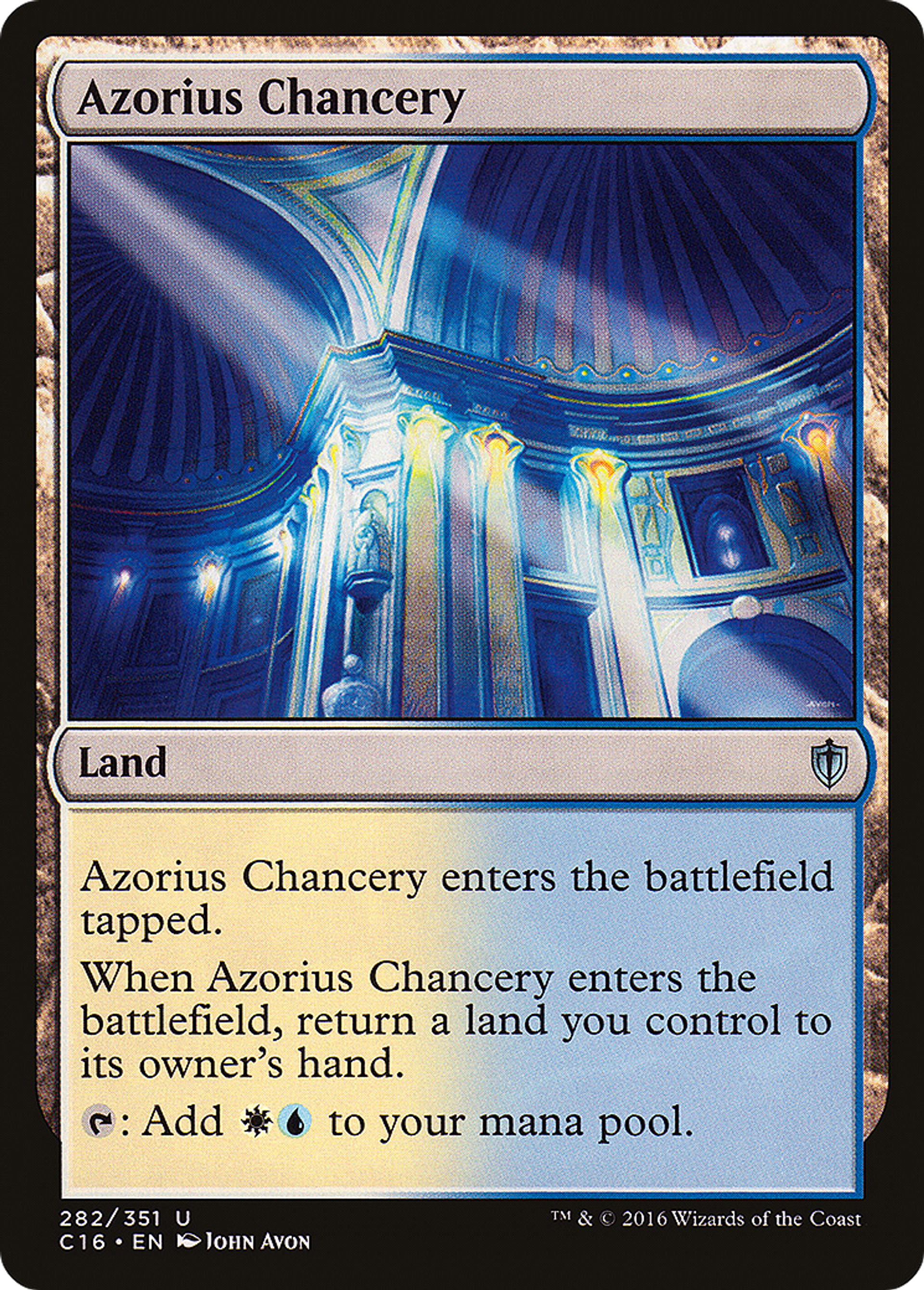 Azorius Chancery — Commander 2016 — Magic: The Gathering