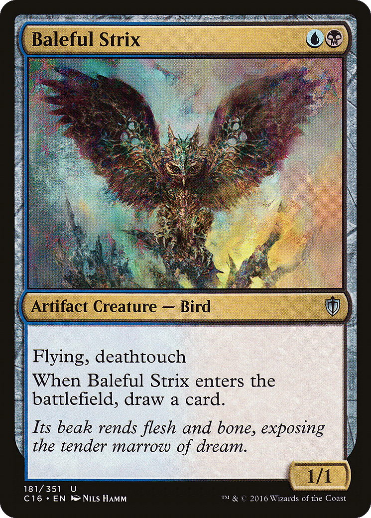 Baleful Strix — Commander 2016 — Magic: The Gathering