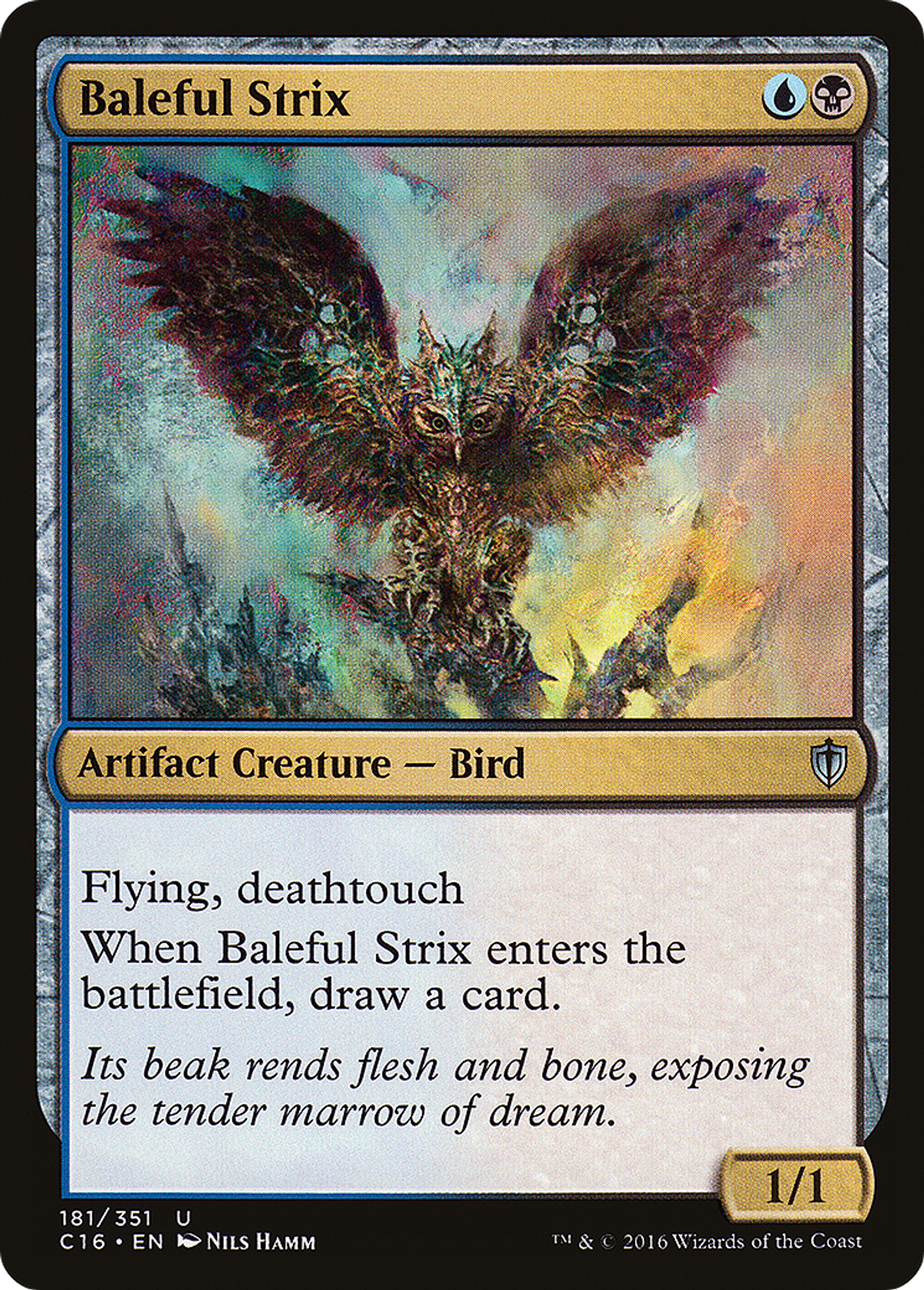 Baleful Strix — Commander 2016 — Magic: The Gathering
