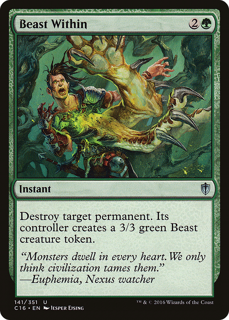 Beast Within — Commander 2016 — Magic: The Gathering