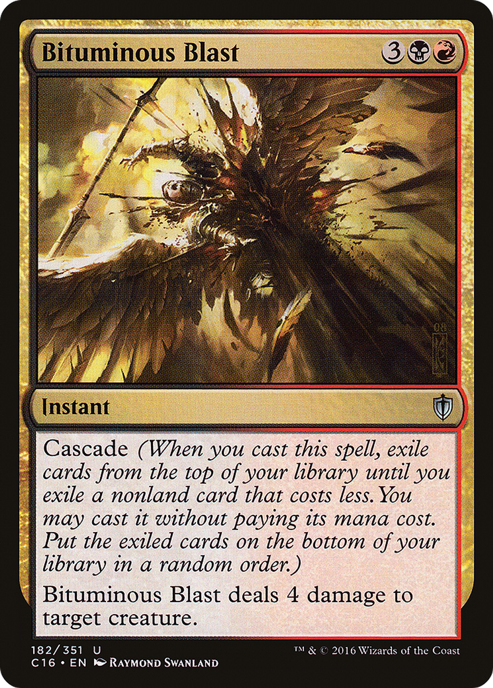Bituminous Blast — Commander 2016 — Magic: The Gathering