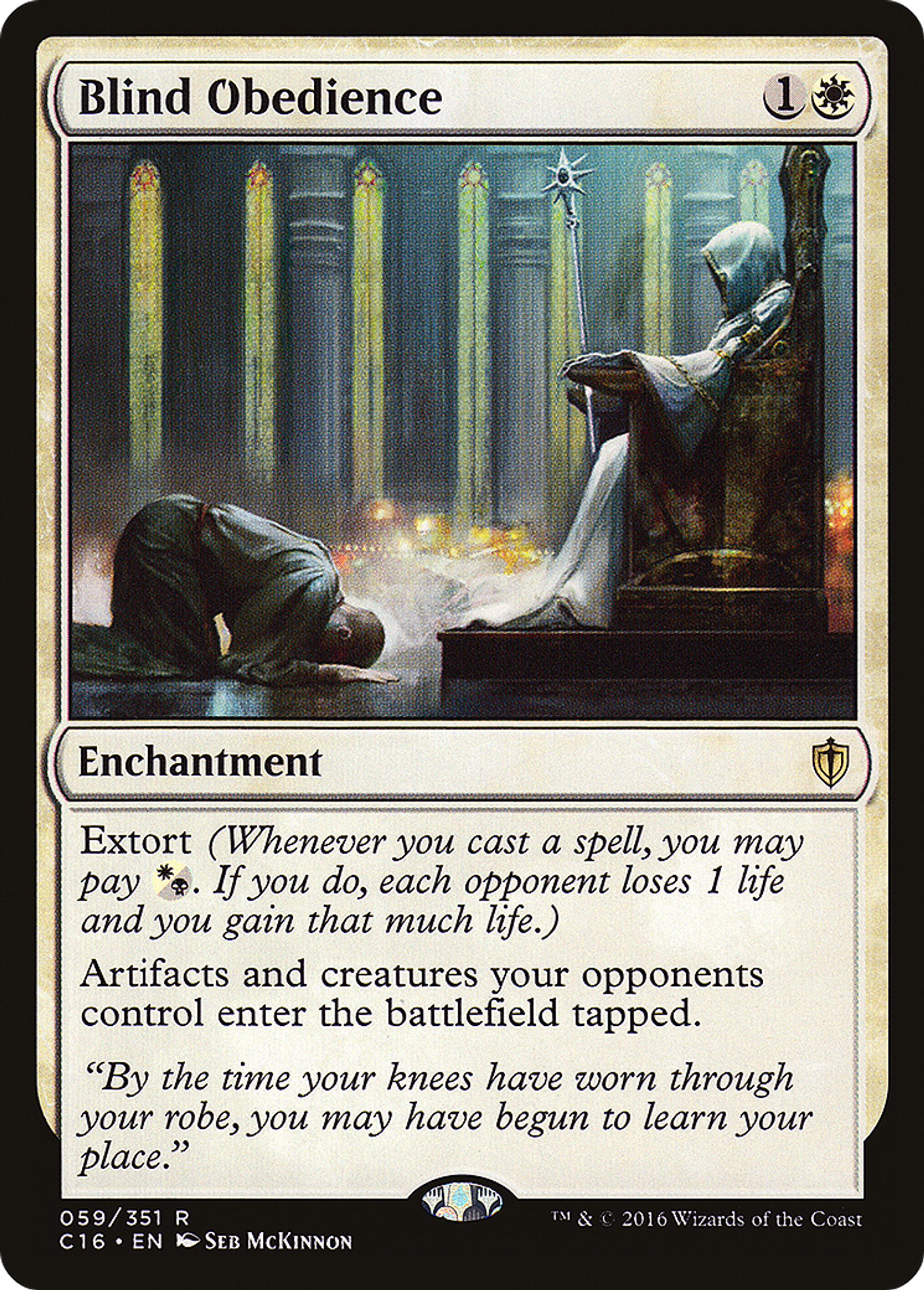 Blind Obedience — Commander 2016 — Magic: The Gathering