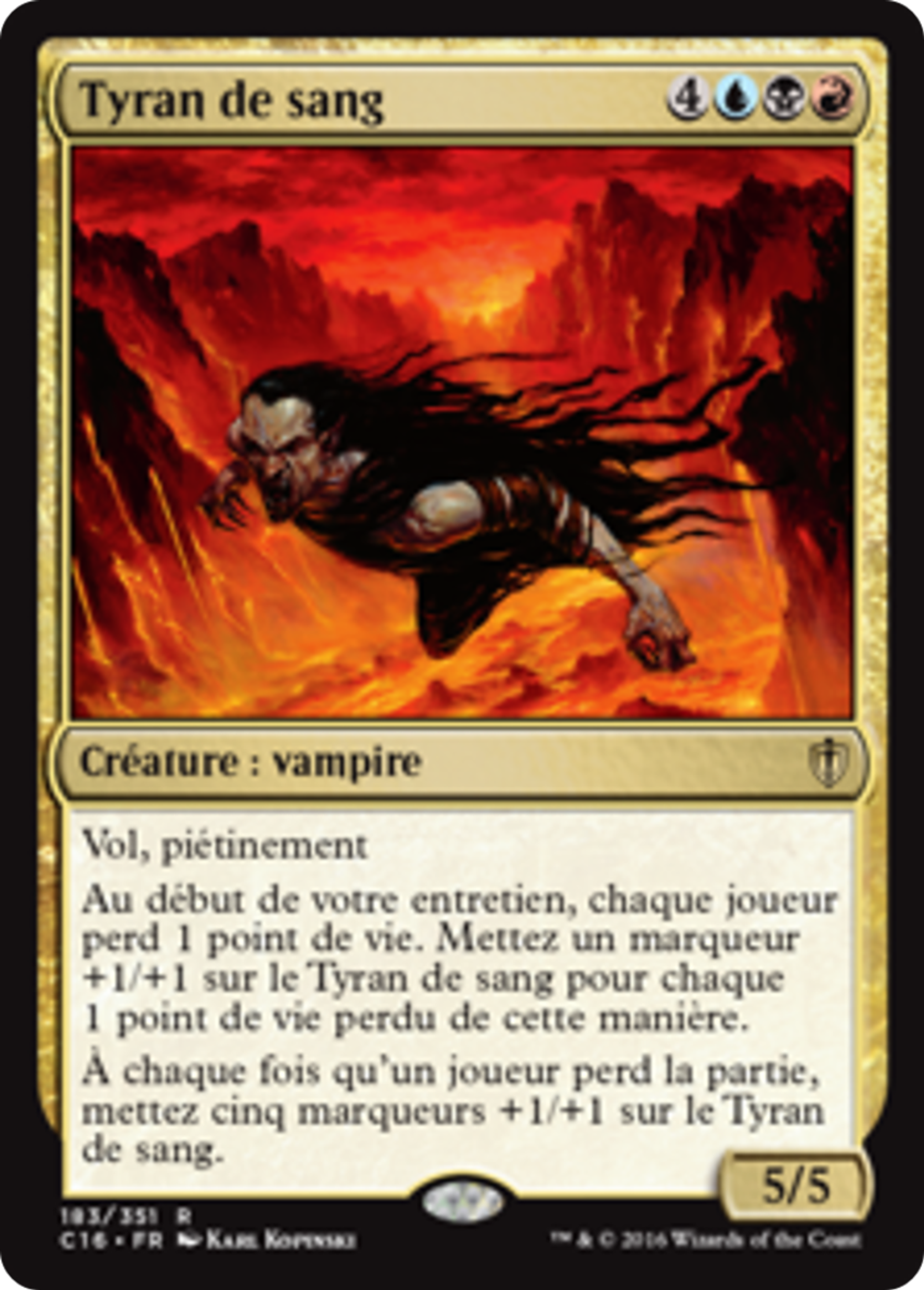 Tyran de sang — Commander 2016 — Magic: The Gathering