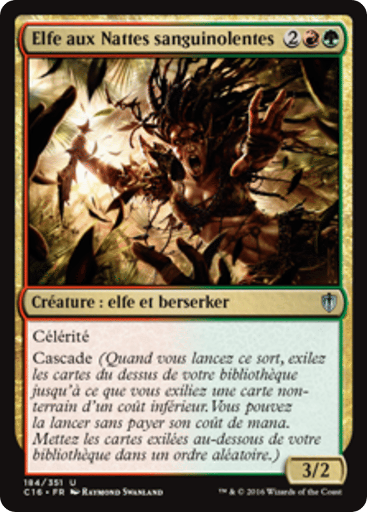 Elfe aux Nattes sanguinolentes — Commander 2016 — Magic: The Gathering