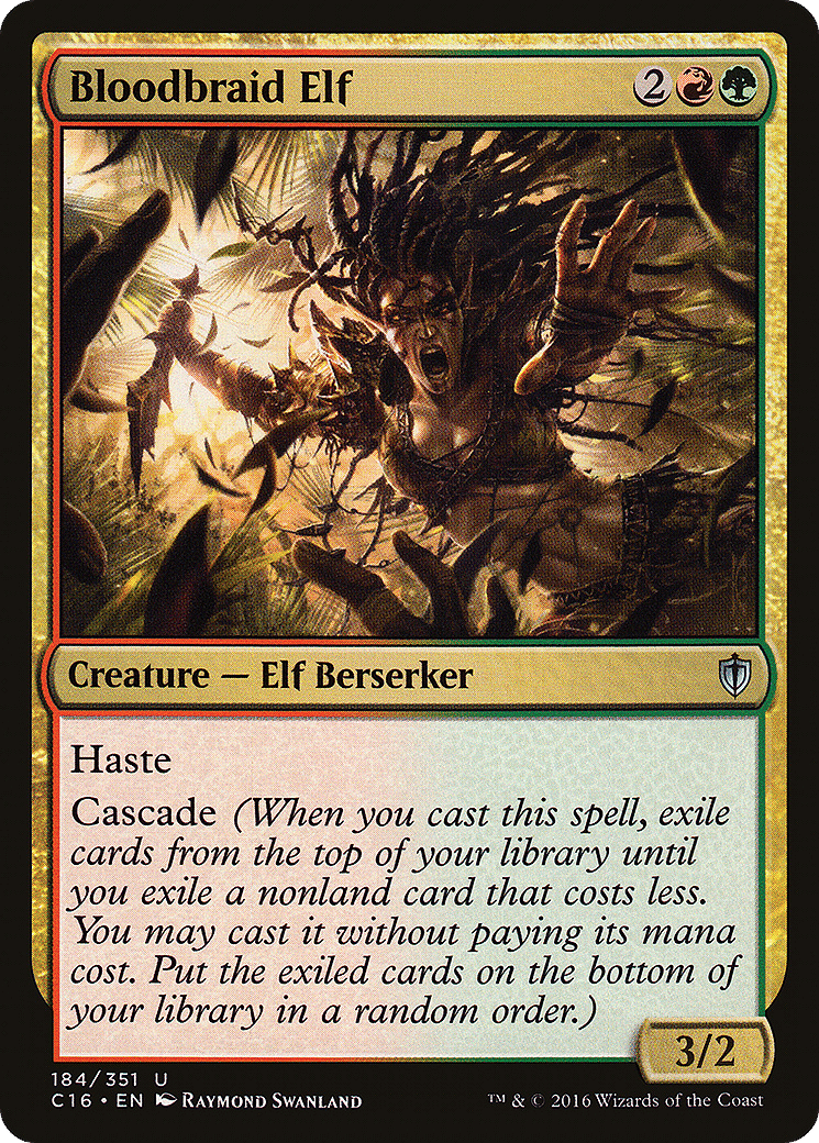 Bloodbraid Elf — Commander 2016 — Magic: The Gathering
