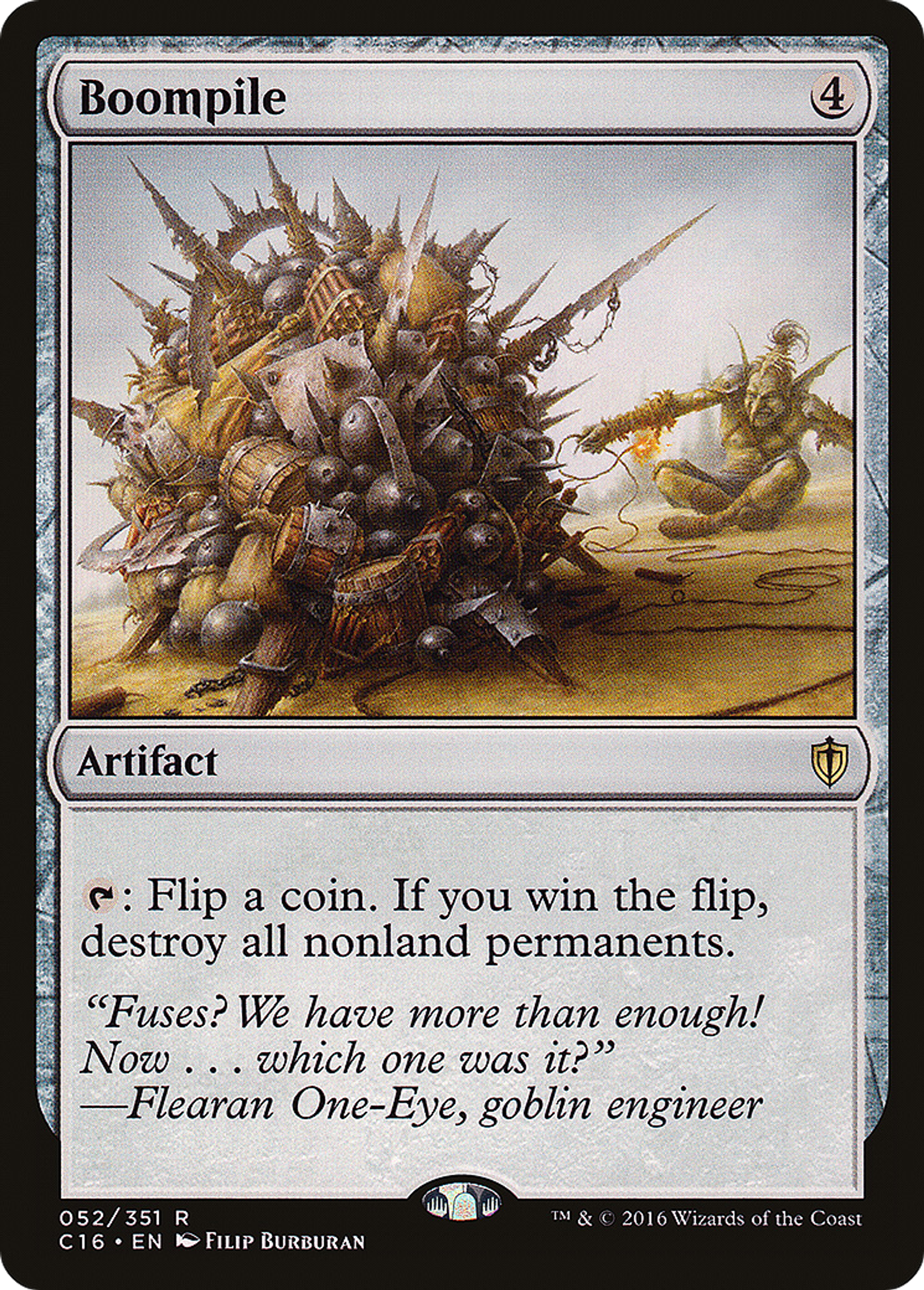 Boompile — Commander 2016 — Magic: The Gathering