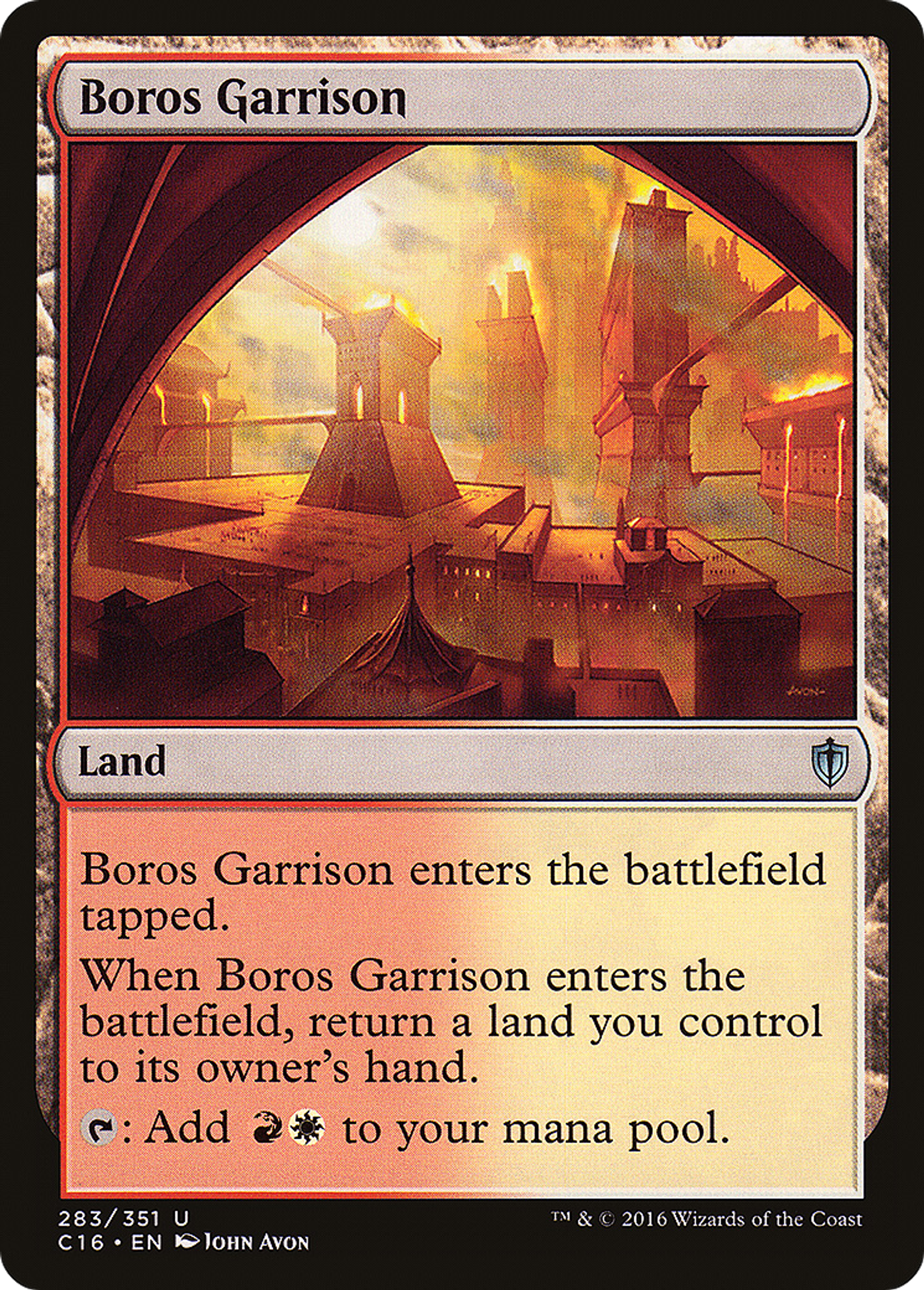 Boros Garrison — Commander 2016 — Magic: The Gathering