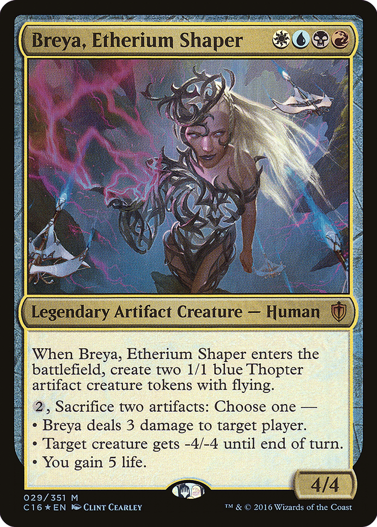 Breya, Etherium Shaper from Commander 2016 - Magic: The Gathering