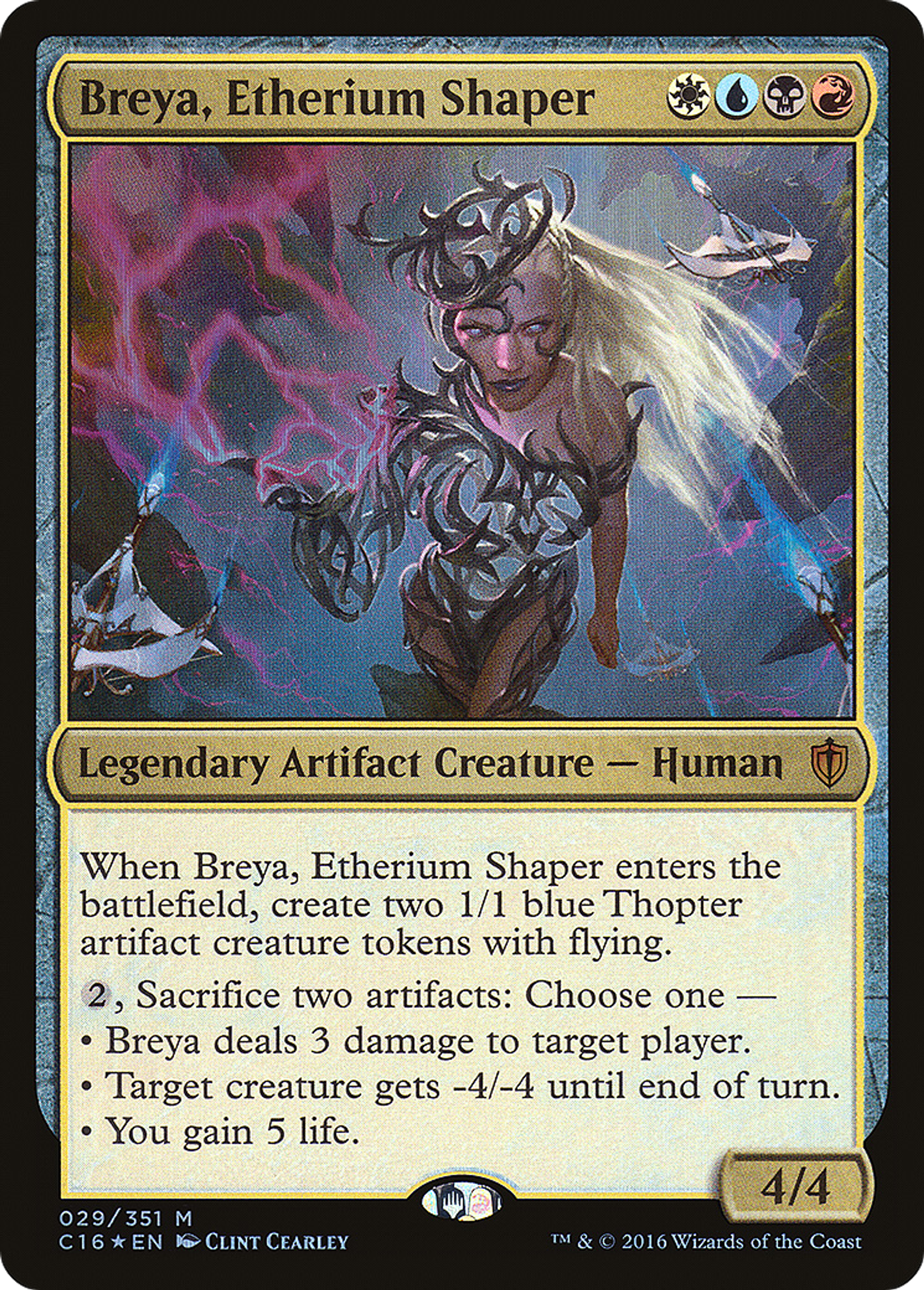 Breya, Etherium Shaper — Commander 2016 — Magic: The Gathering