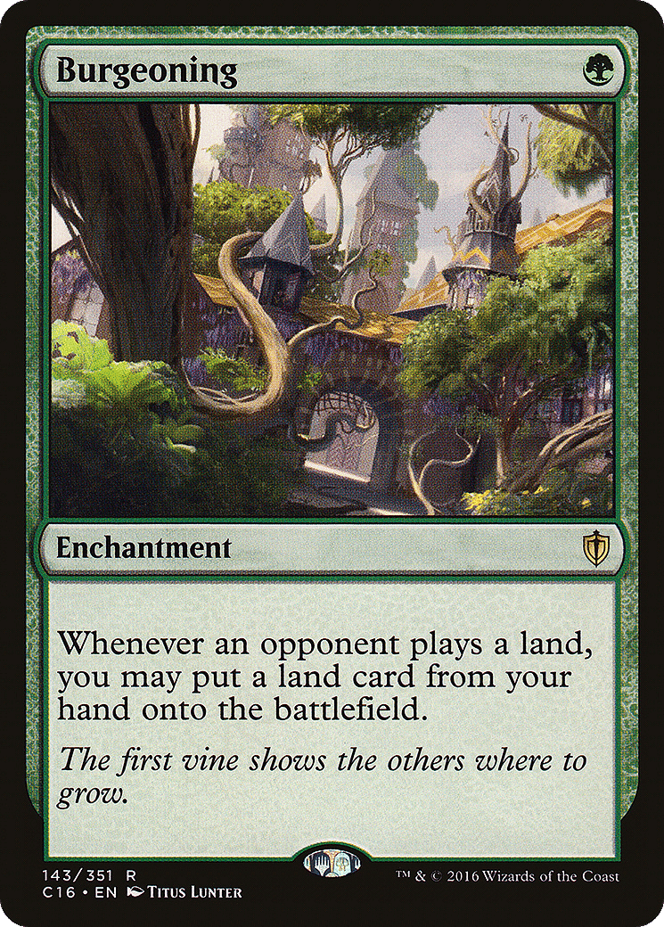 Burgeoning — Commander 2016 — Magic: The Gathering