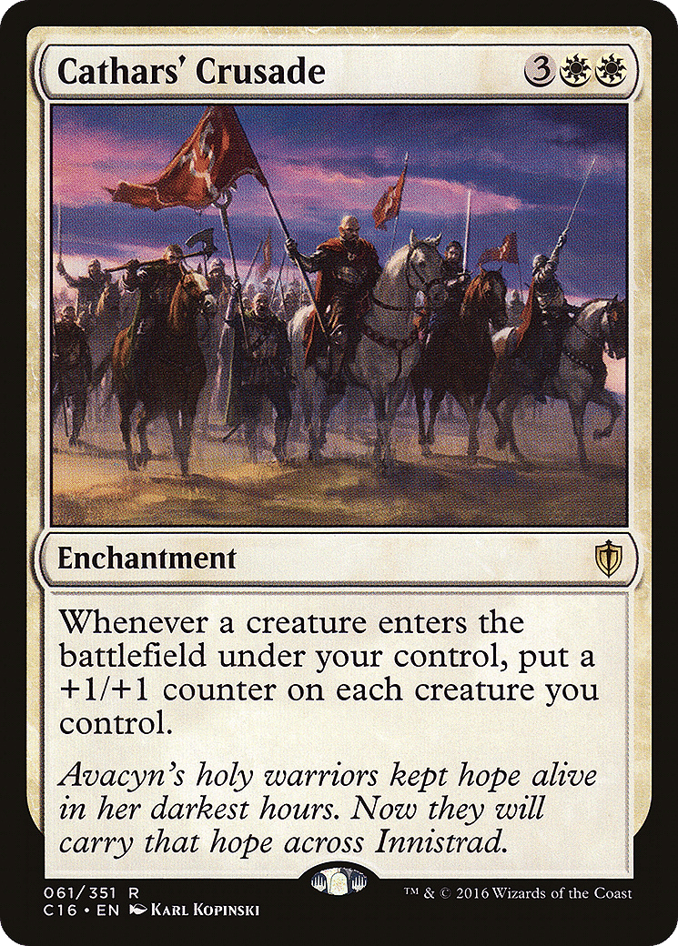 Cathars' Crusade — Commander 2016 — Magic: The Gathering