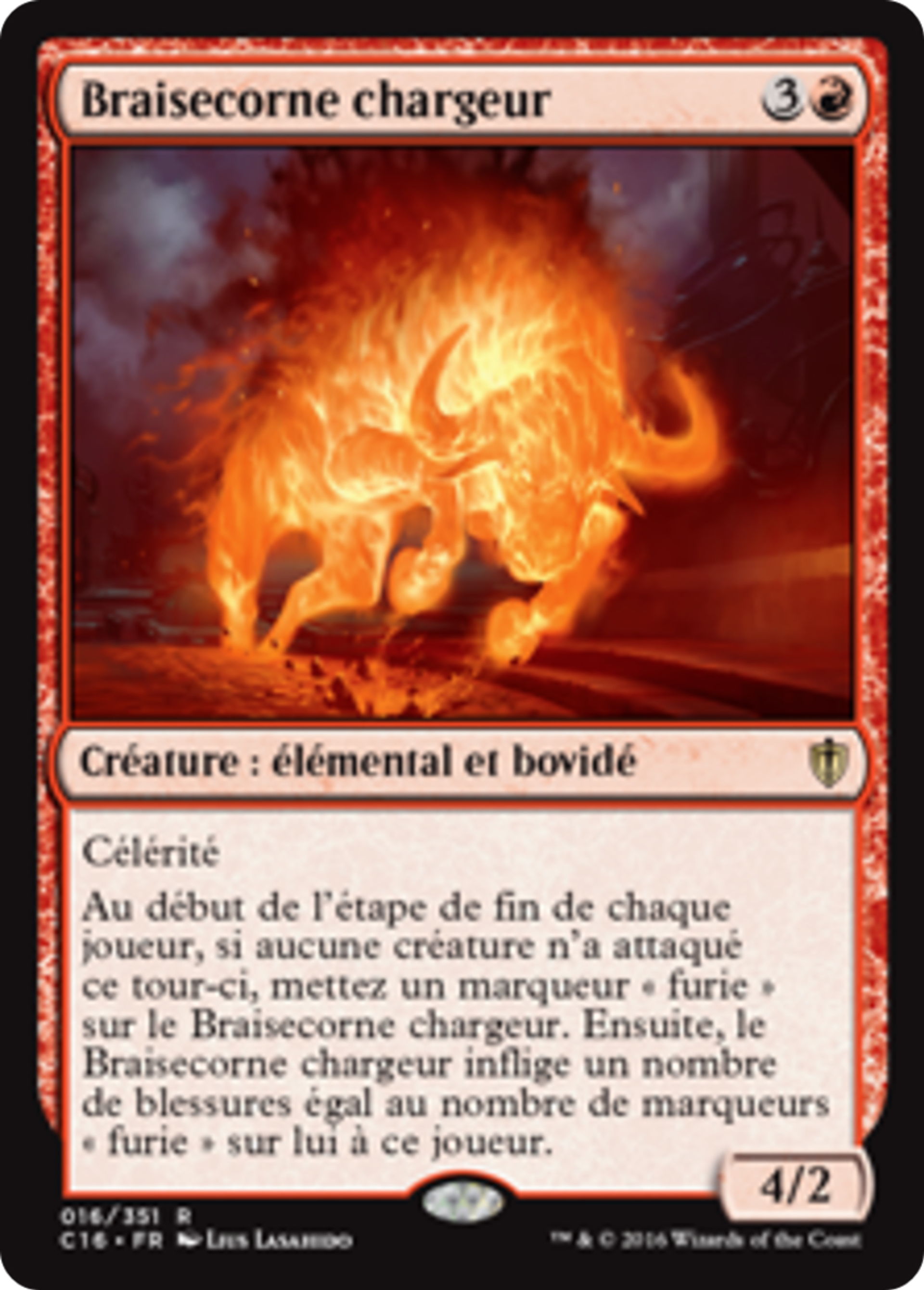 Braisecorne chargeur — Commander 2016 — Magic: The Gathering