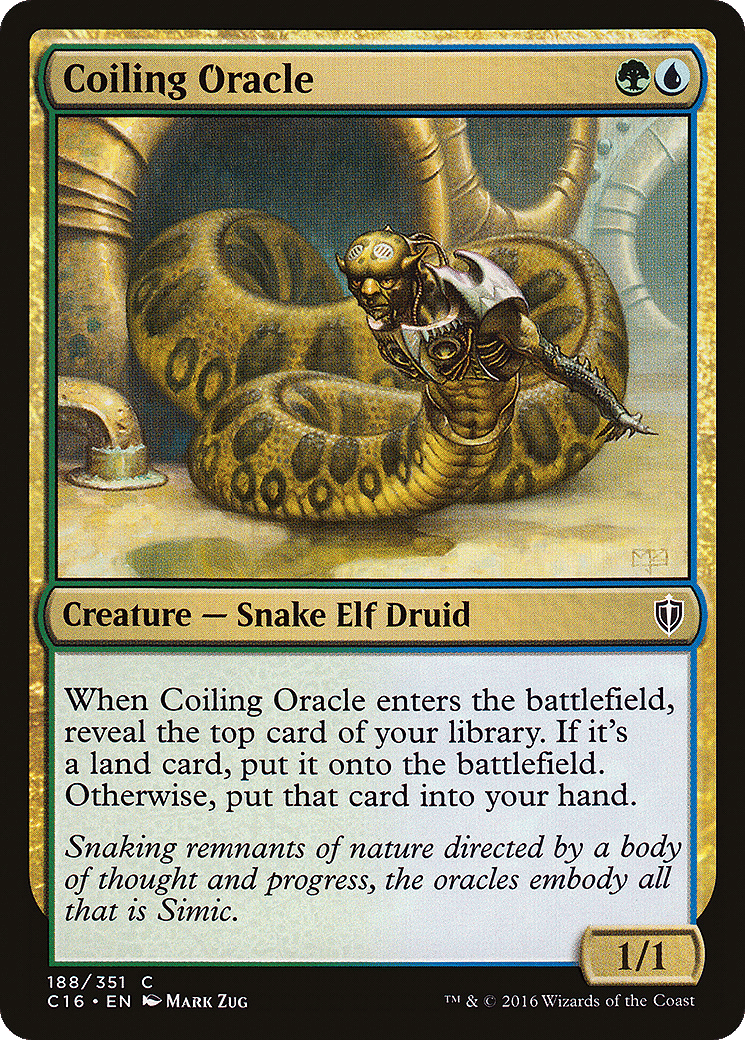 Coiling Oracle — Commander 2016 — Magic: The Gathering