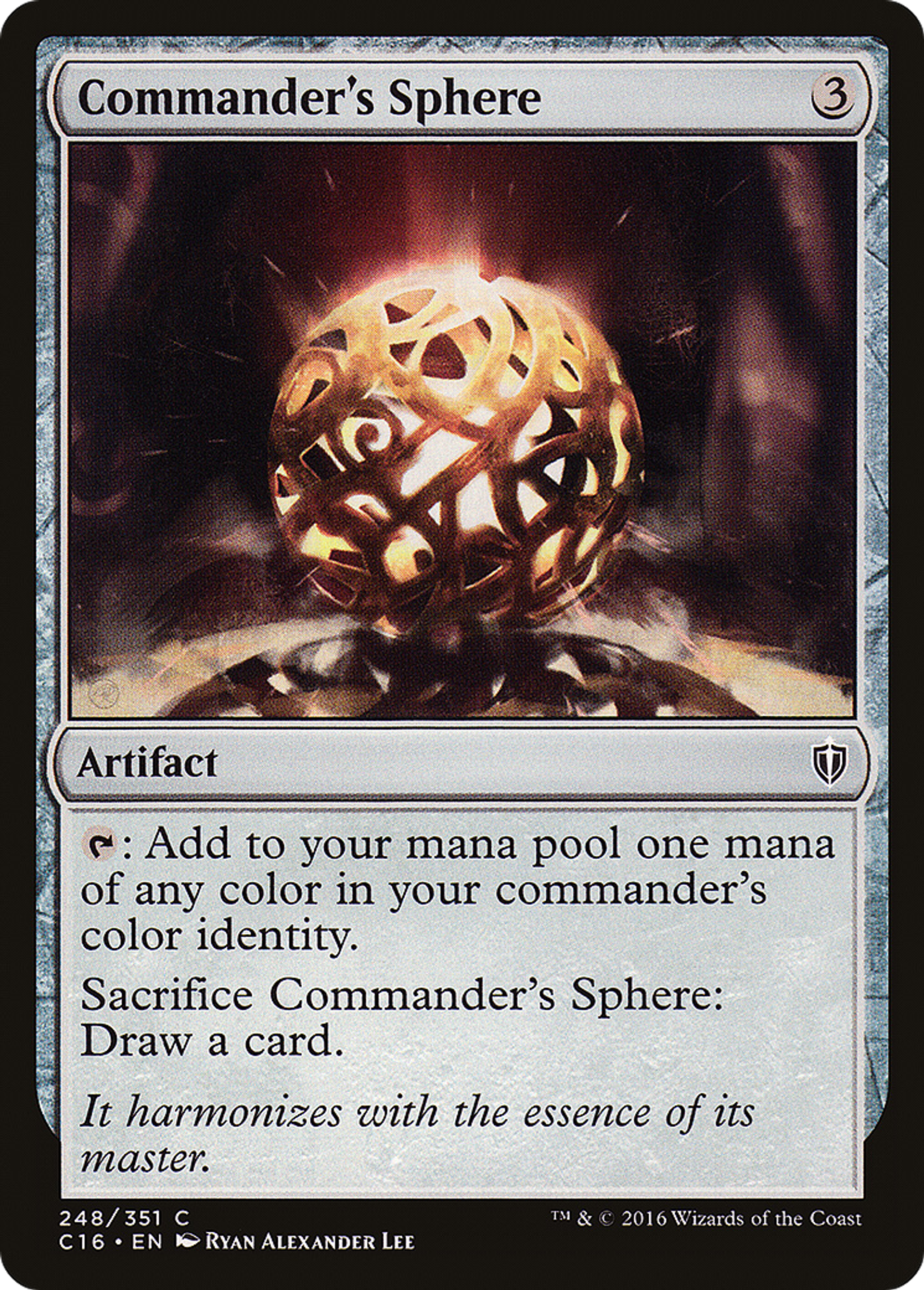 Commander's Sphere — Commander 2016 — Magic: The Gathering