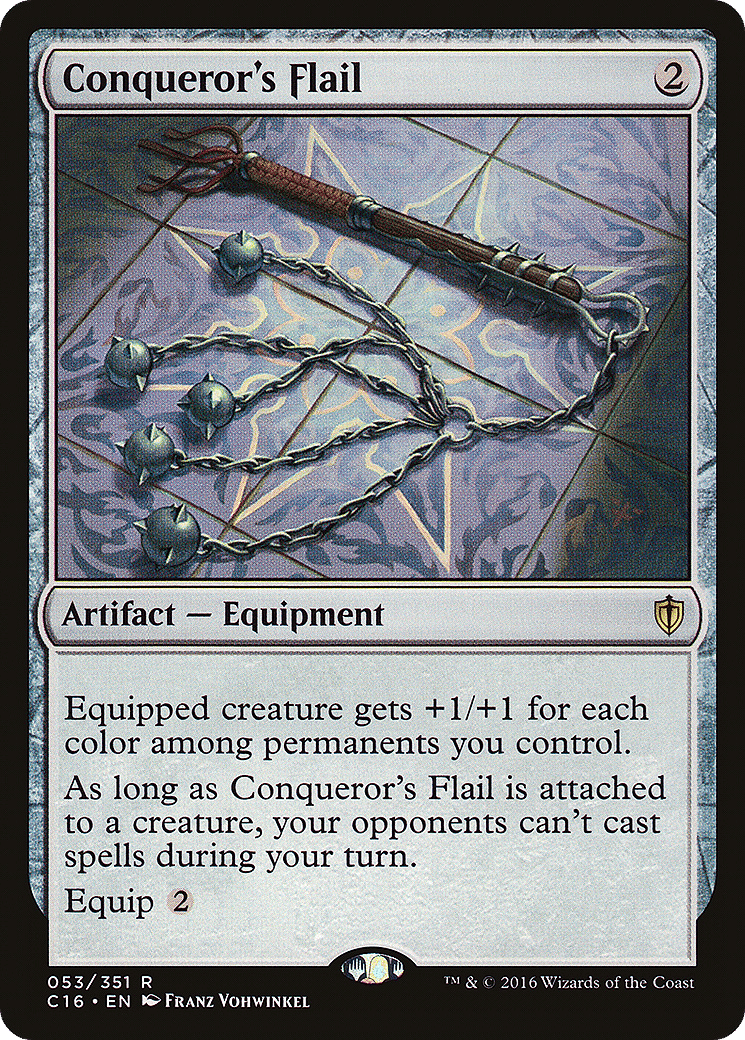 Conqueror's Flail — Commander 2016 — Magic: The Gathering