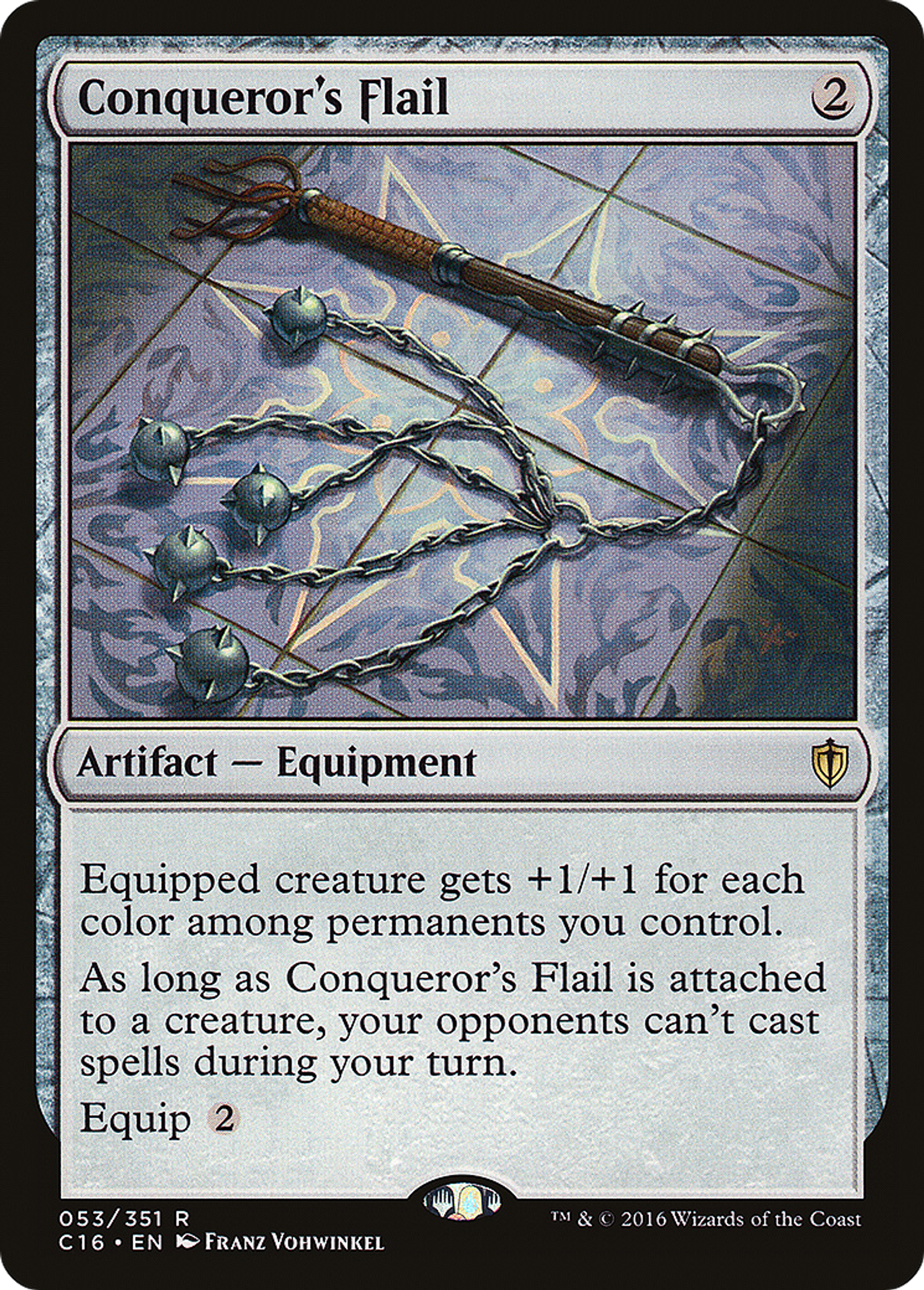 Conqueror's Flail — Commander 2016 — Magic: The Gathering