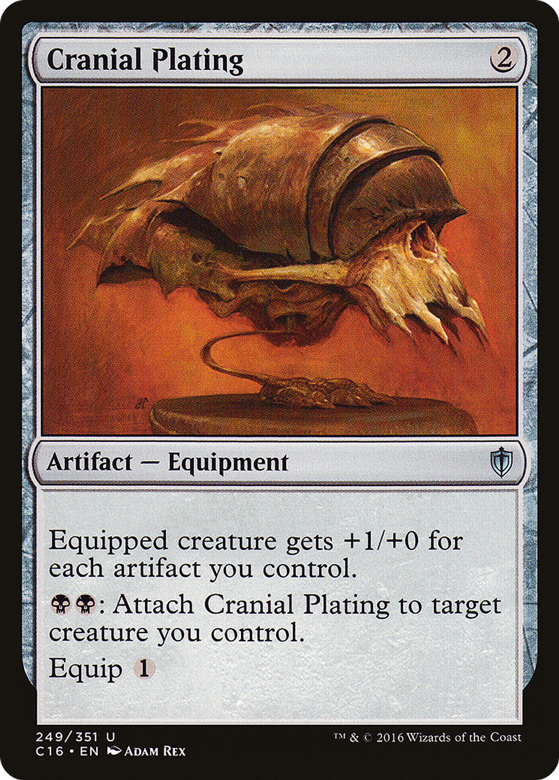 Cranial Plating — Commander 2016 — Magic: The Gathering