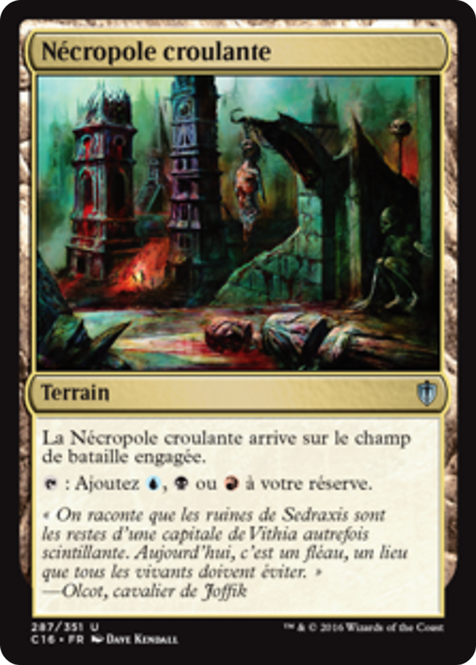 Nécropole croulante — Commander 2016 — Magic: The Gathering