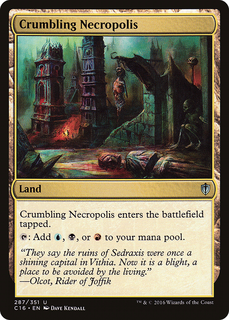 Crumbling Necropolis — Commander 2016 — Magic: The Gathering