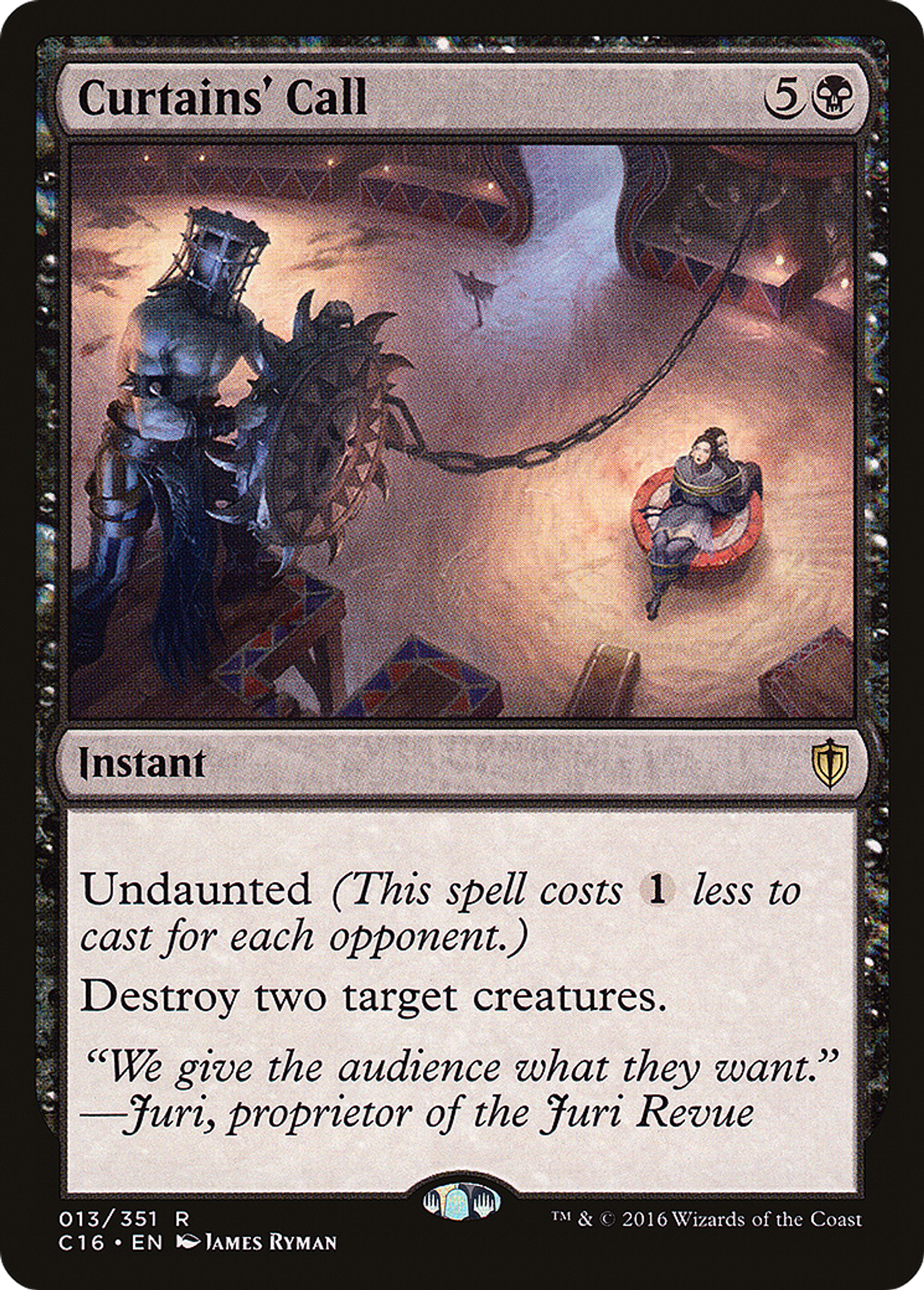 Curtains' Call — Commander 2016 — Magic: The Gathering